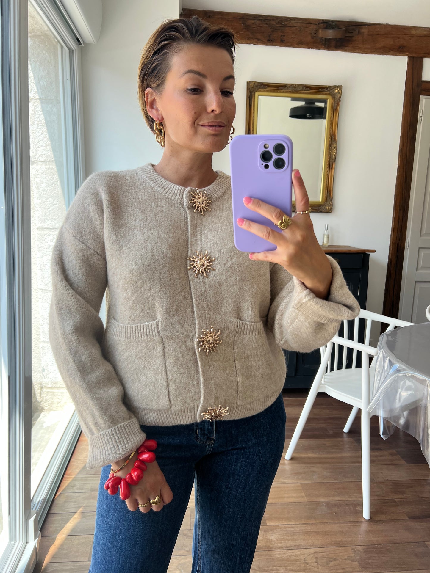 Gilet Carlie beige