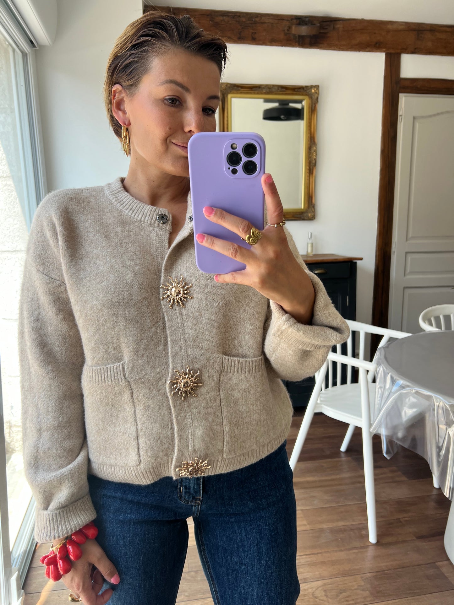 Gilet Carlie beige