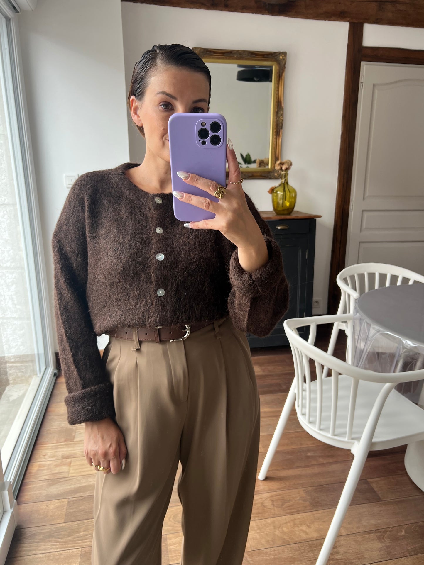 Gilet Charlie Marron