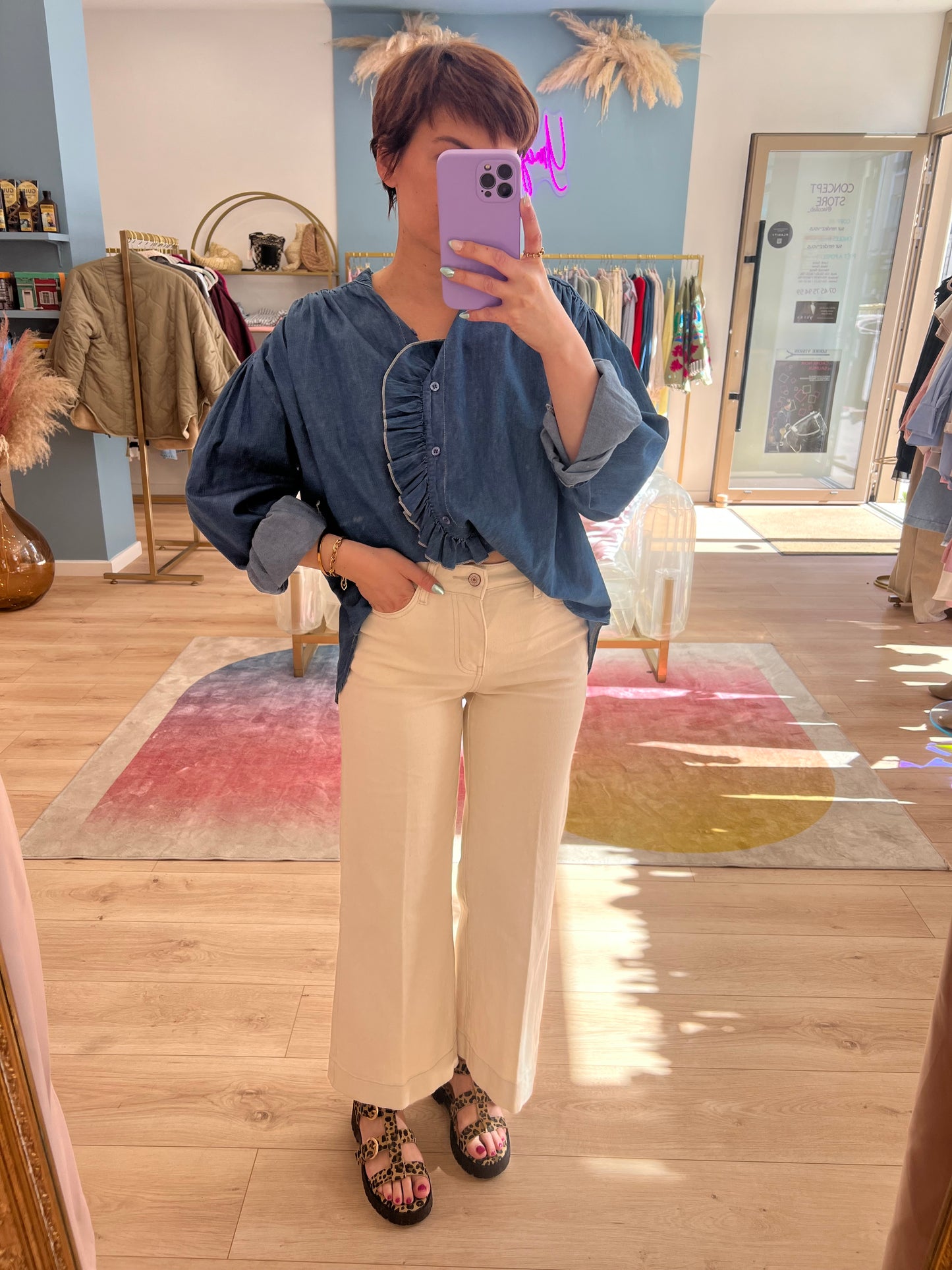 JEANS WINDY Ecru