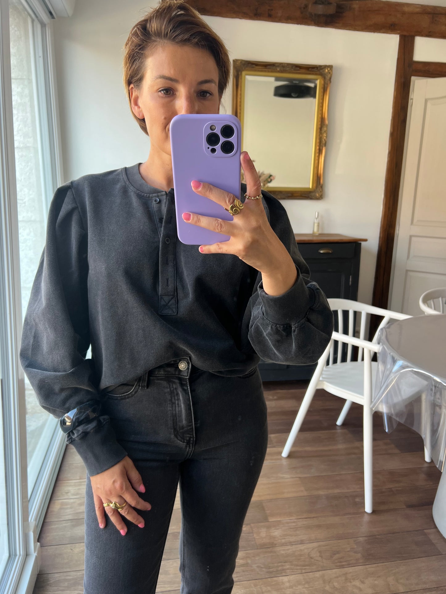 Sweat Jacquot noir