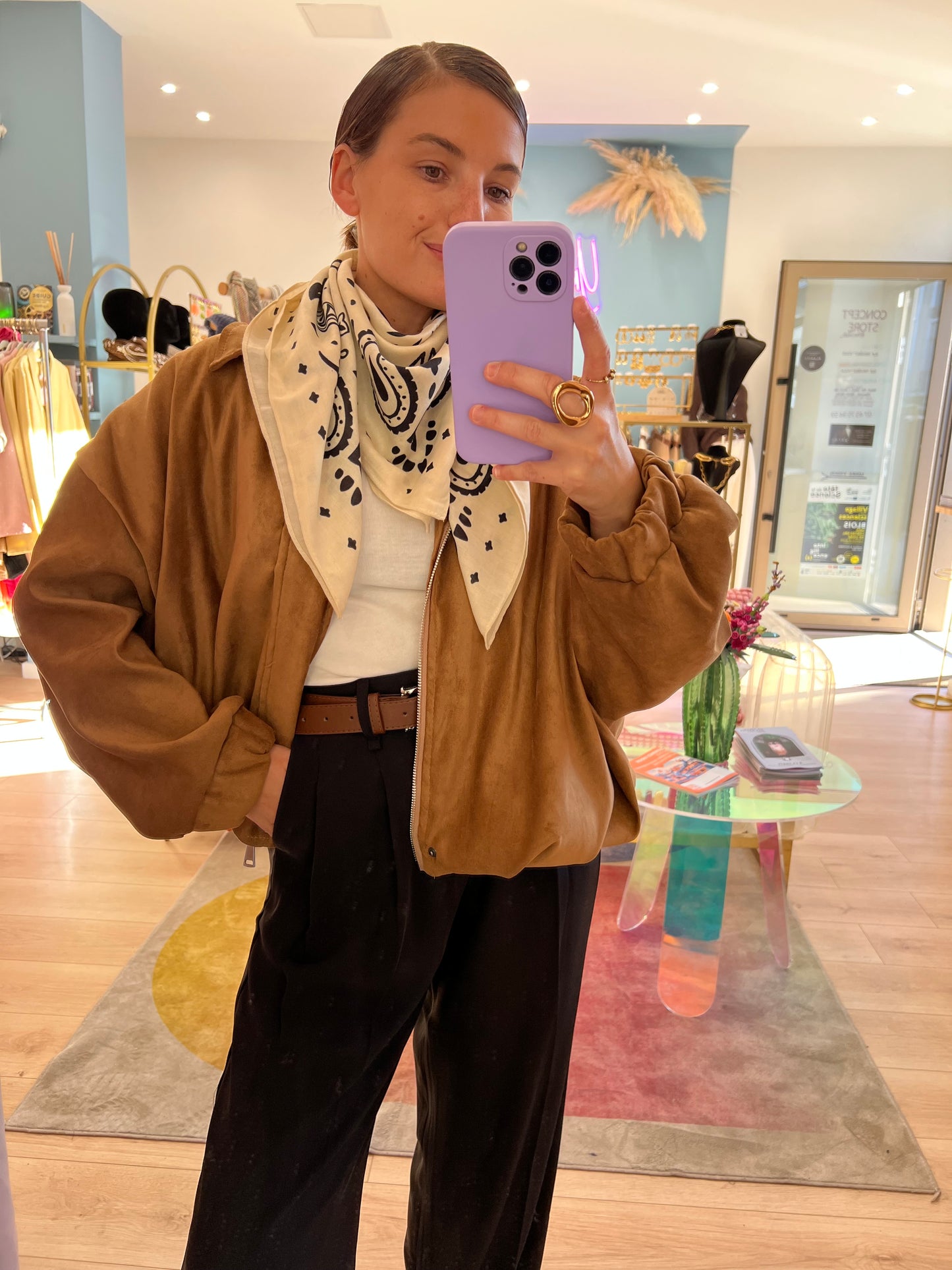 Foulard Judy beige