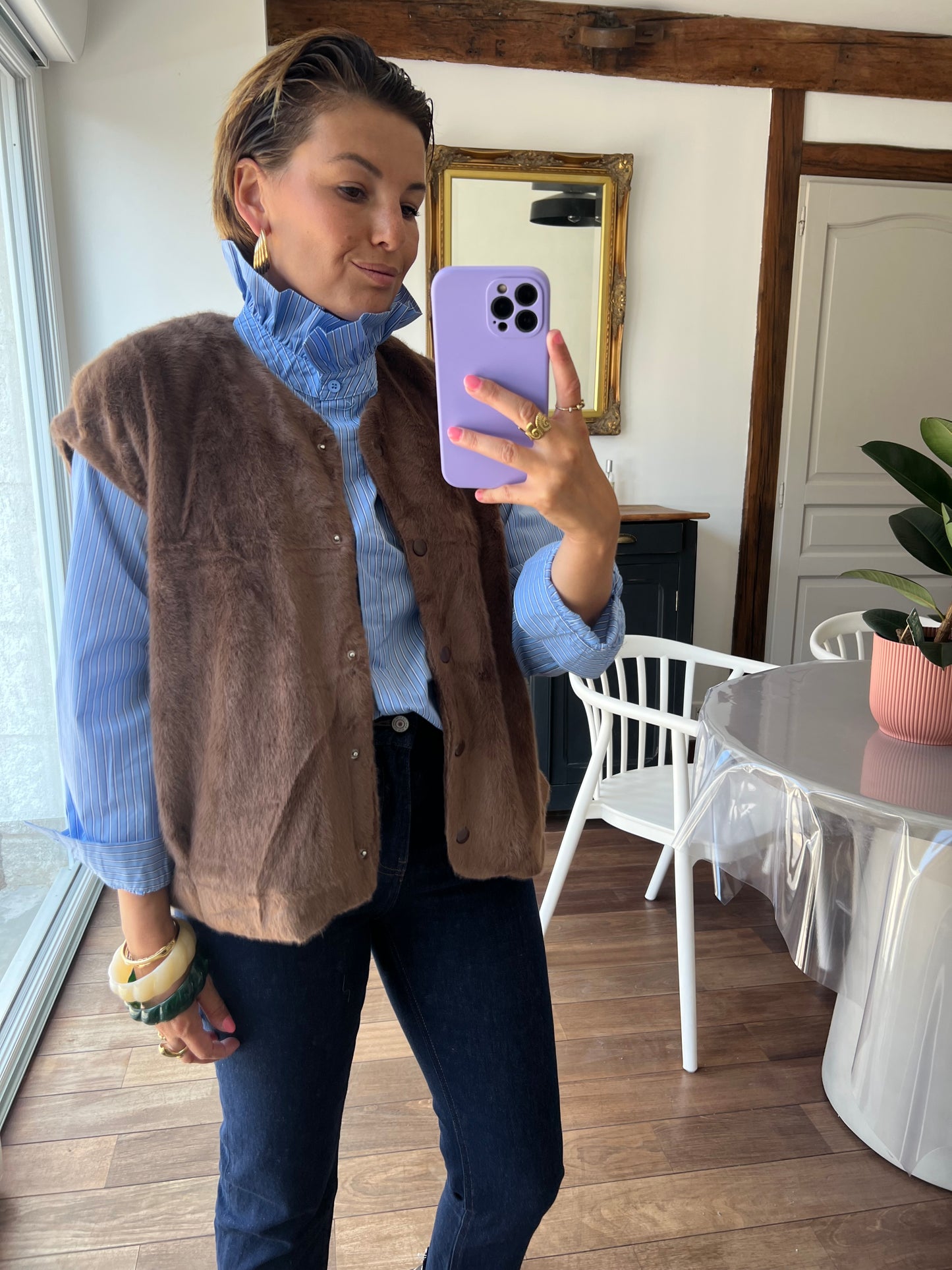 Chemise Garance bleu