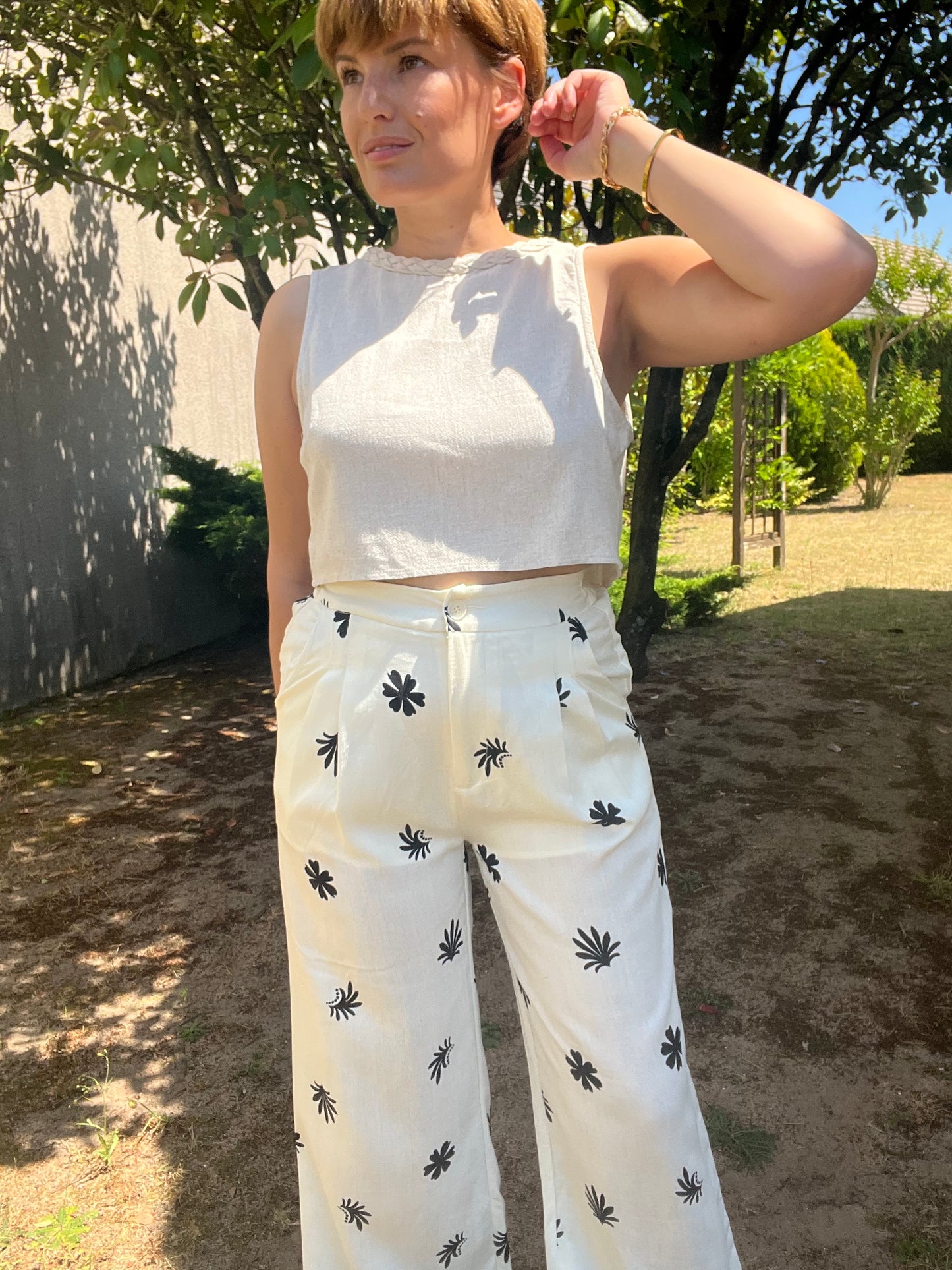 Pantalon Anaëlle blanc