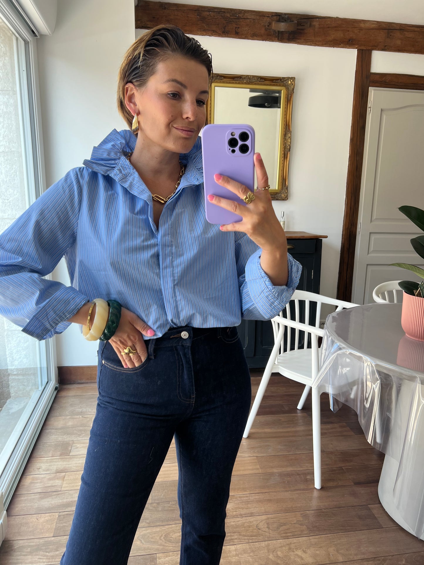 Chemise Garance bleu