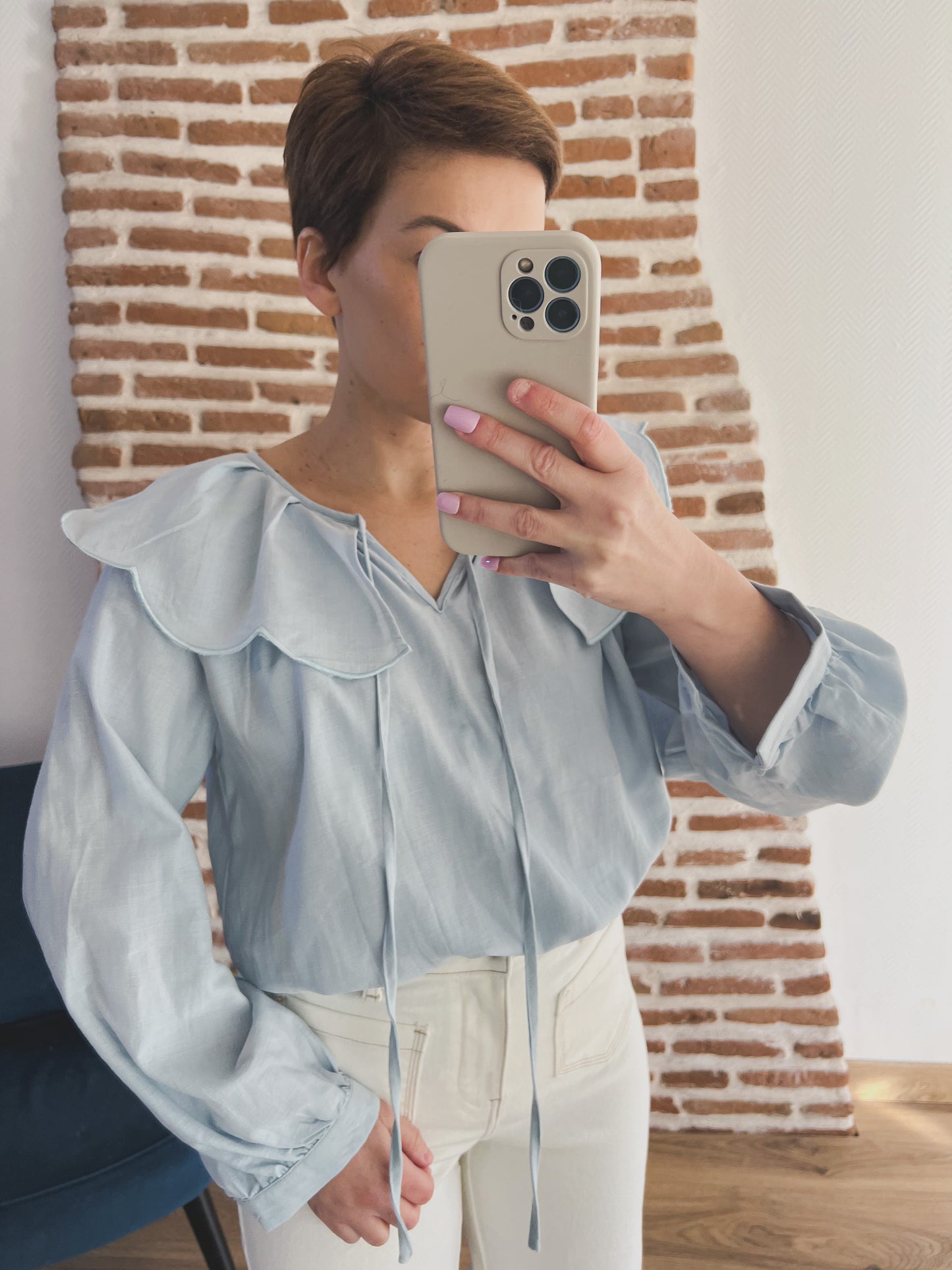 CHEMISE NATIE BLEU