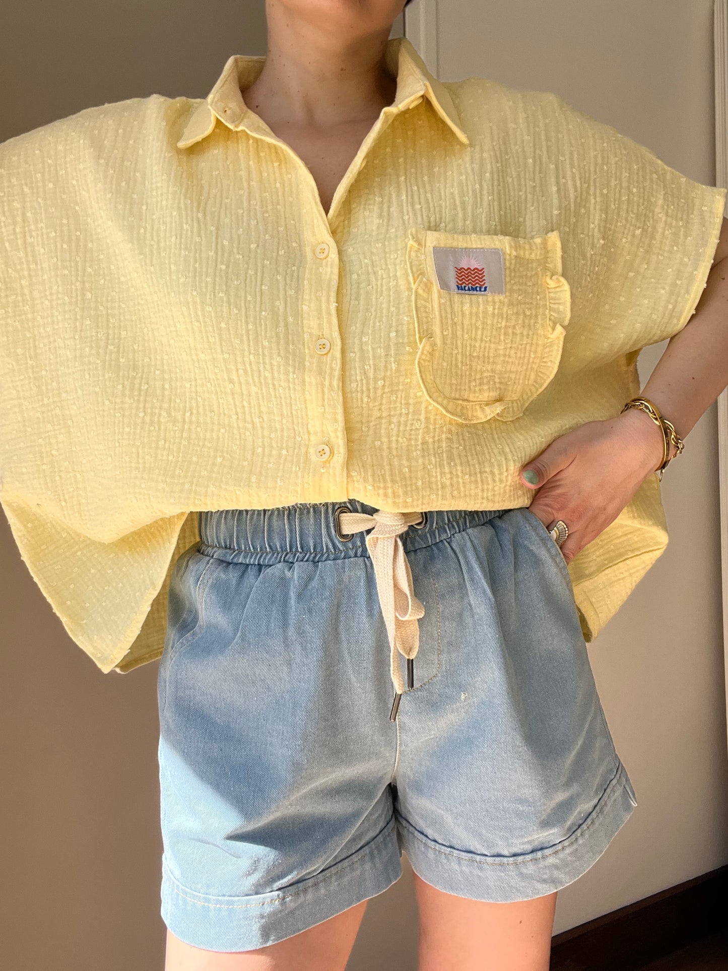 Chemise Gabie jaune