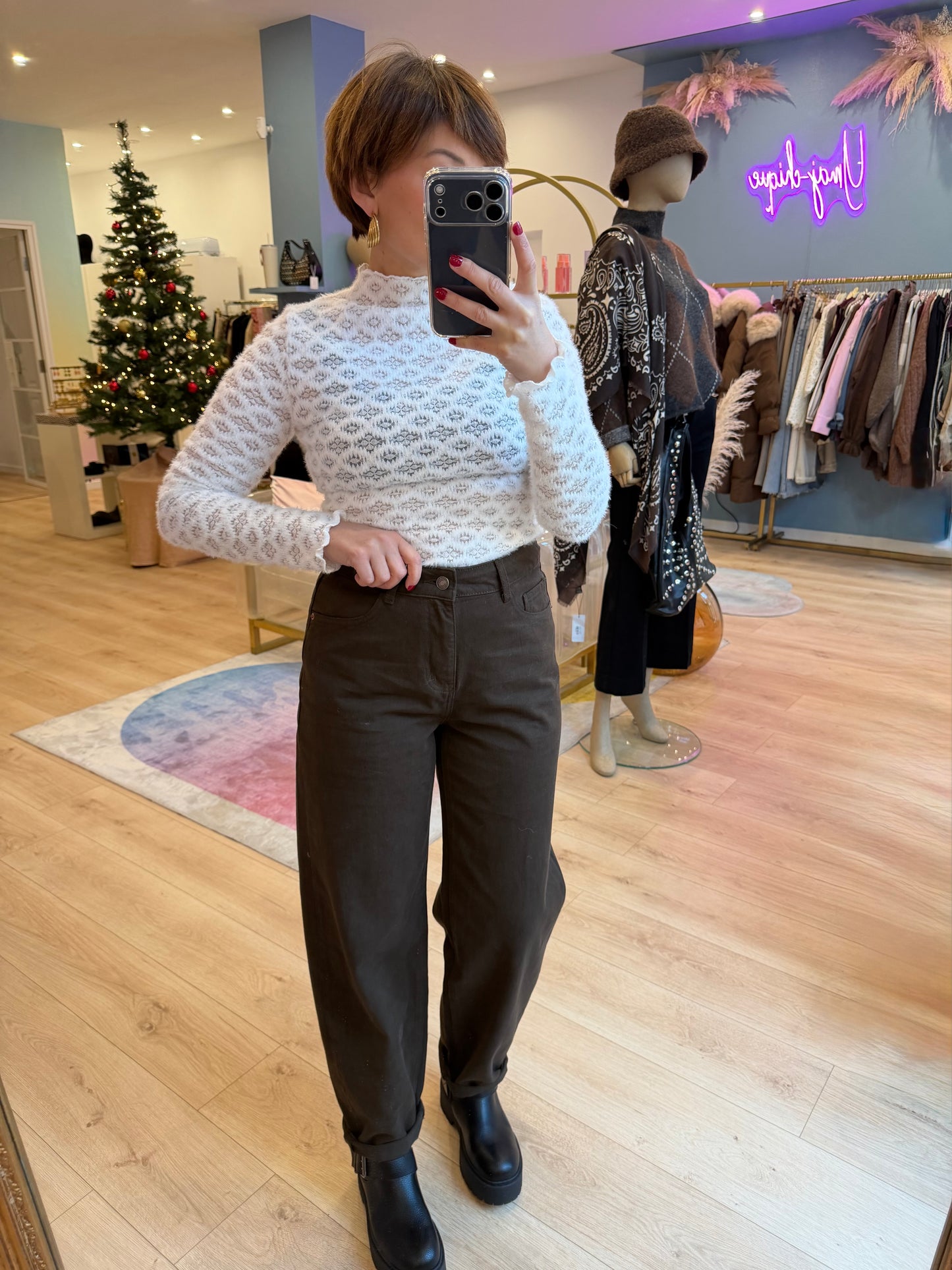 Jeans Bonnette marron