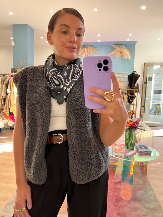 Foulard Judy bleu marine