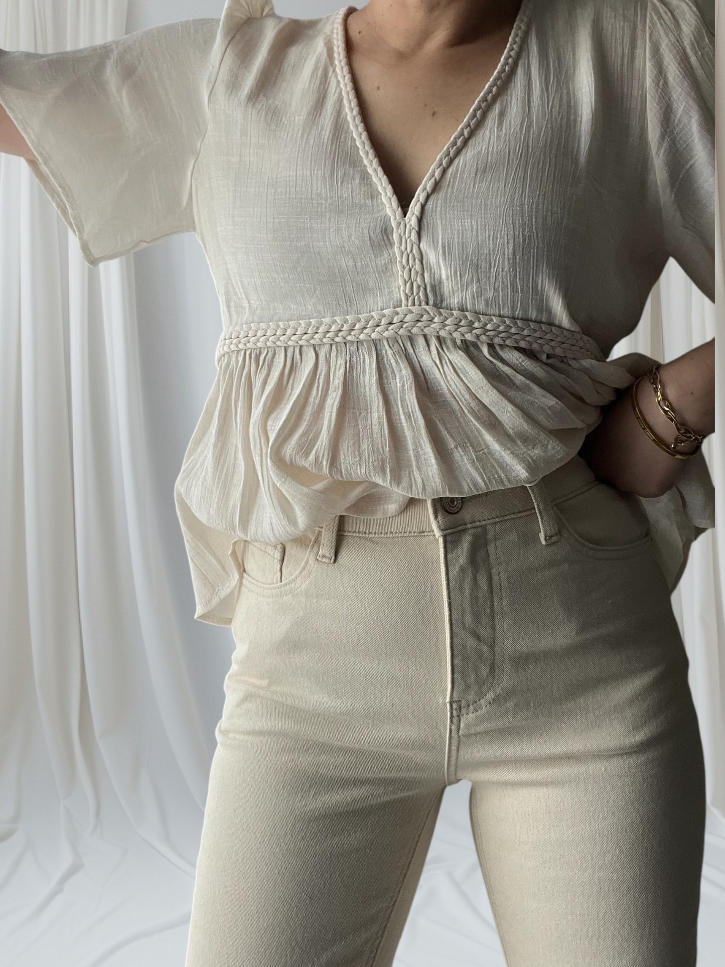 JEANS MARYLINE beige