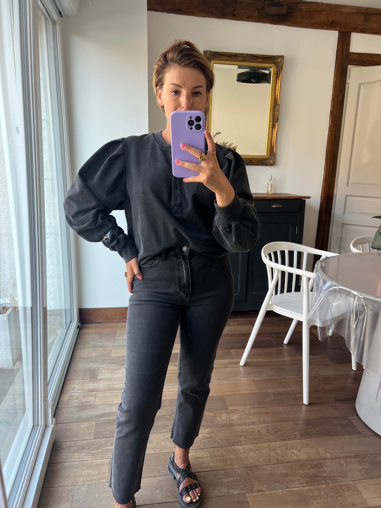 Sweat Jacquot noir