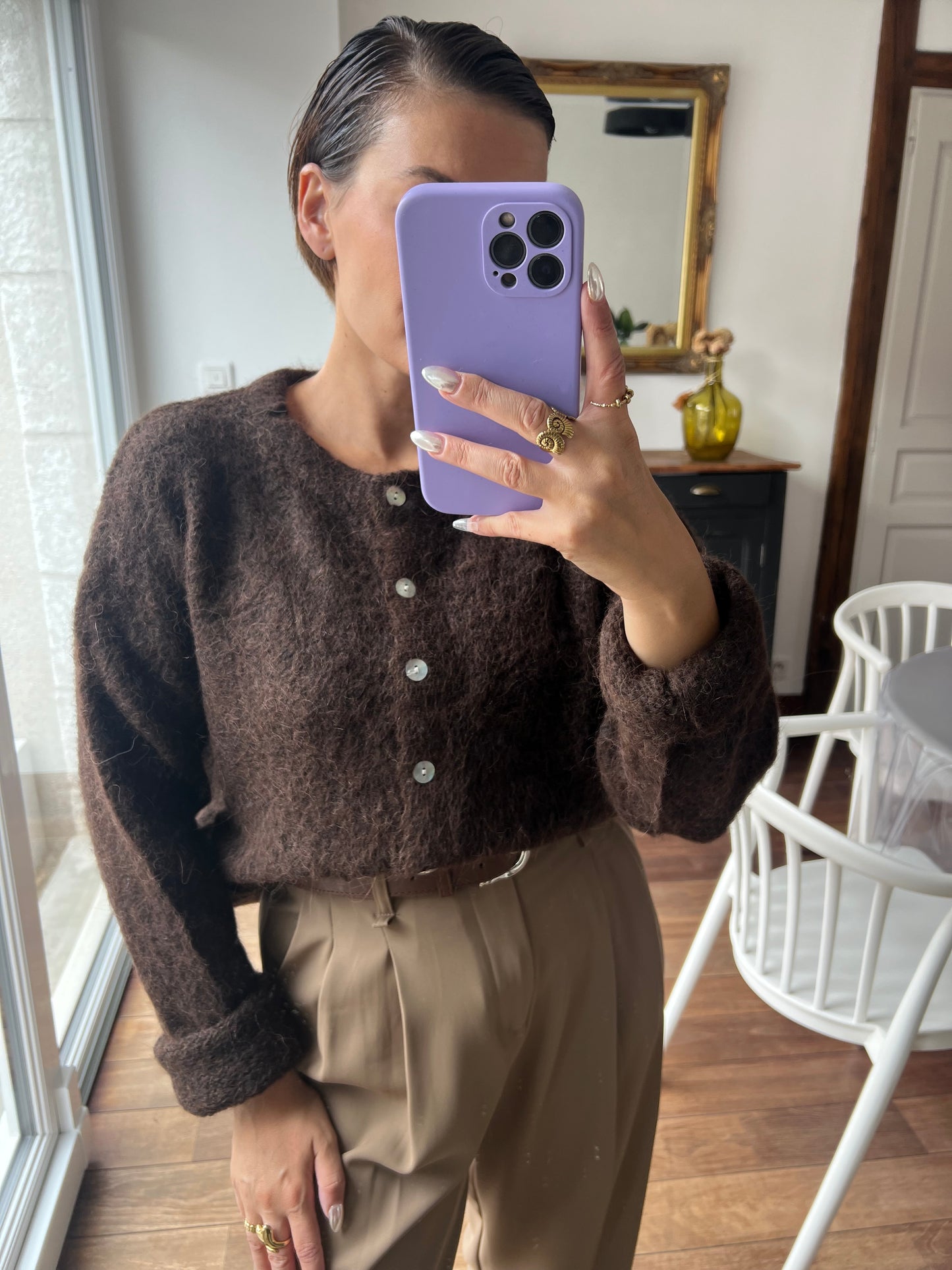 Gilet Charlie Marron