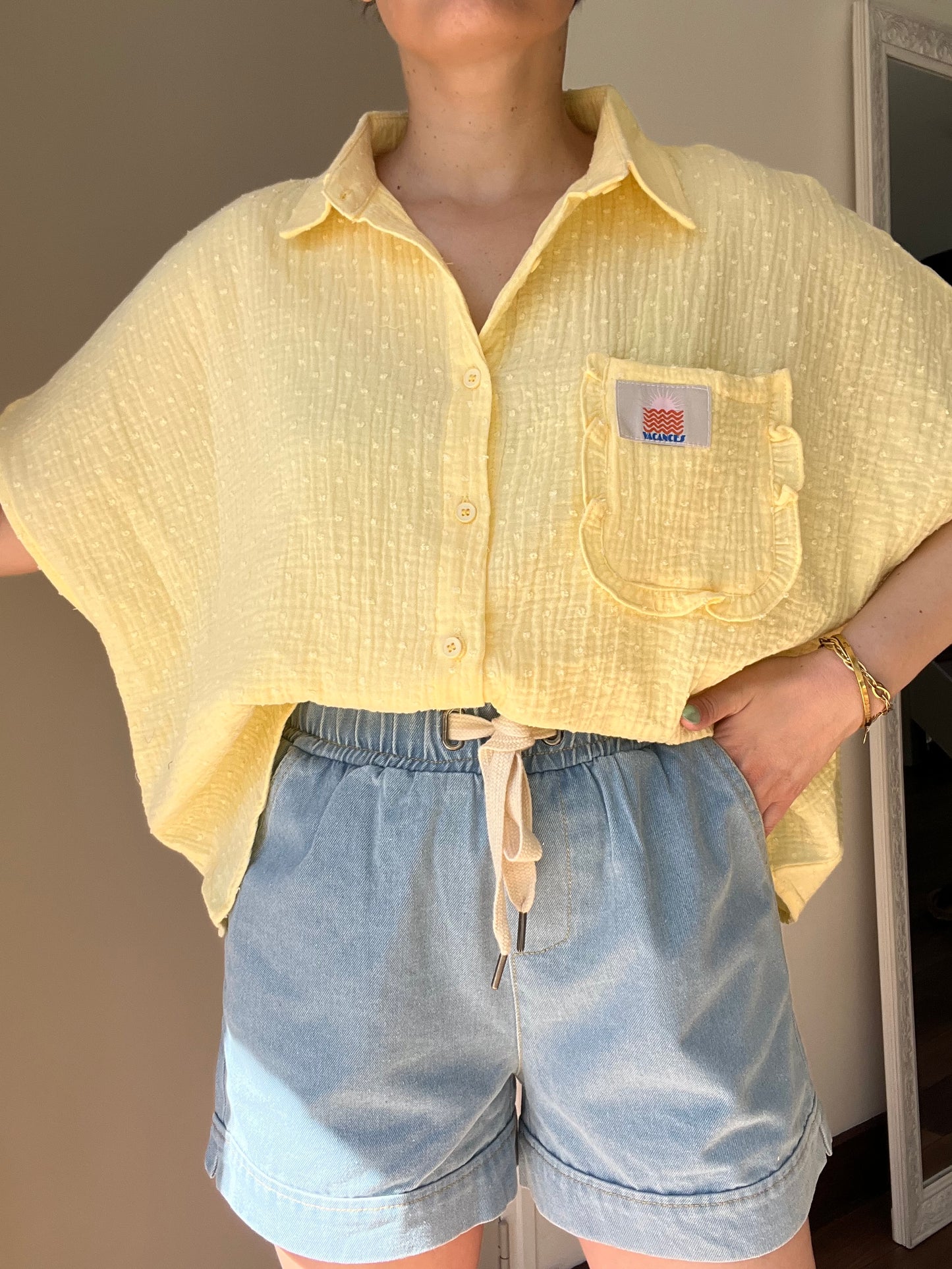 Chemise Gabie jaune