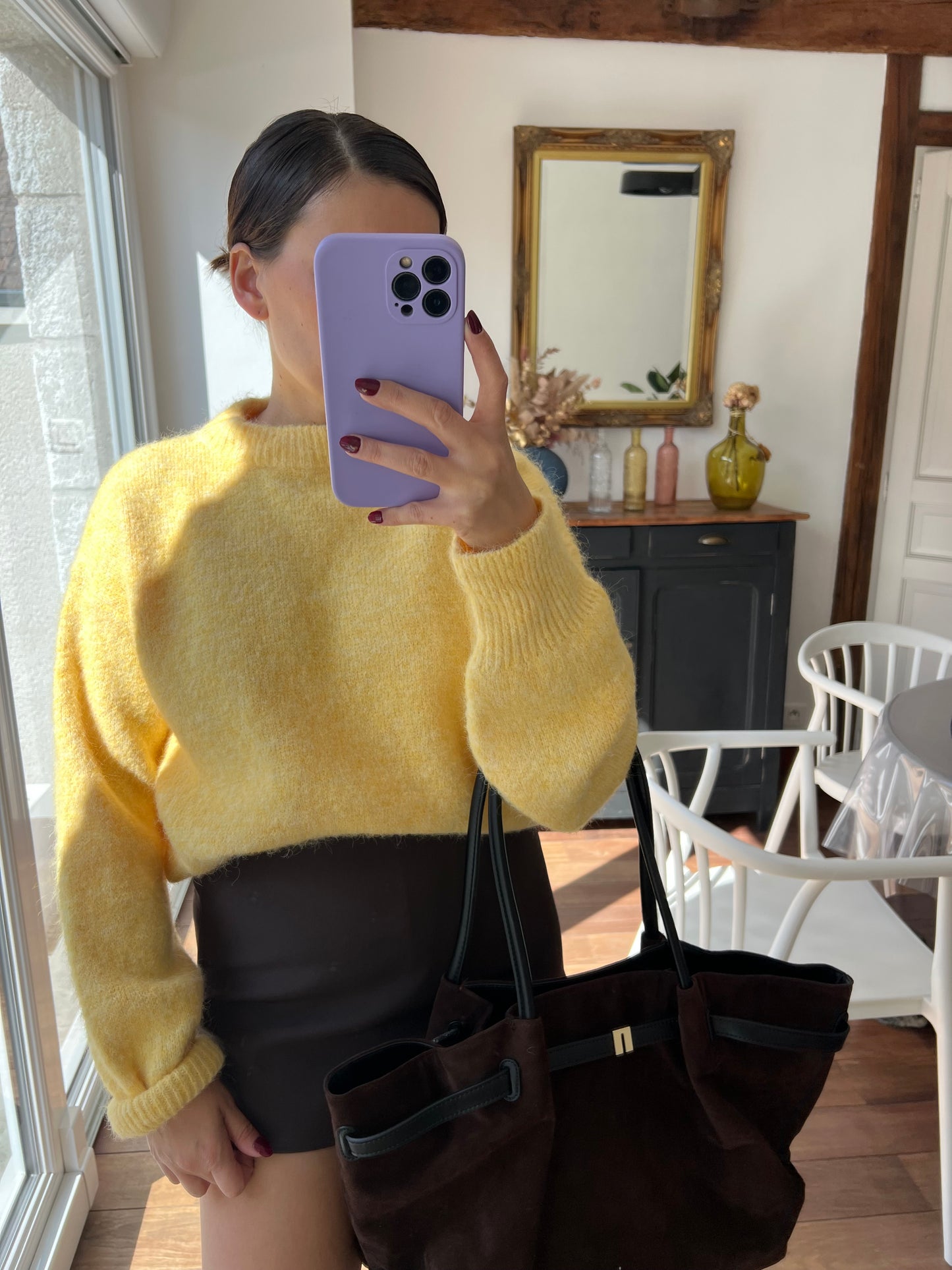 Pull jaune Henriette