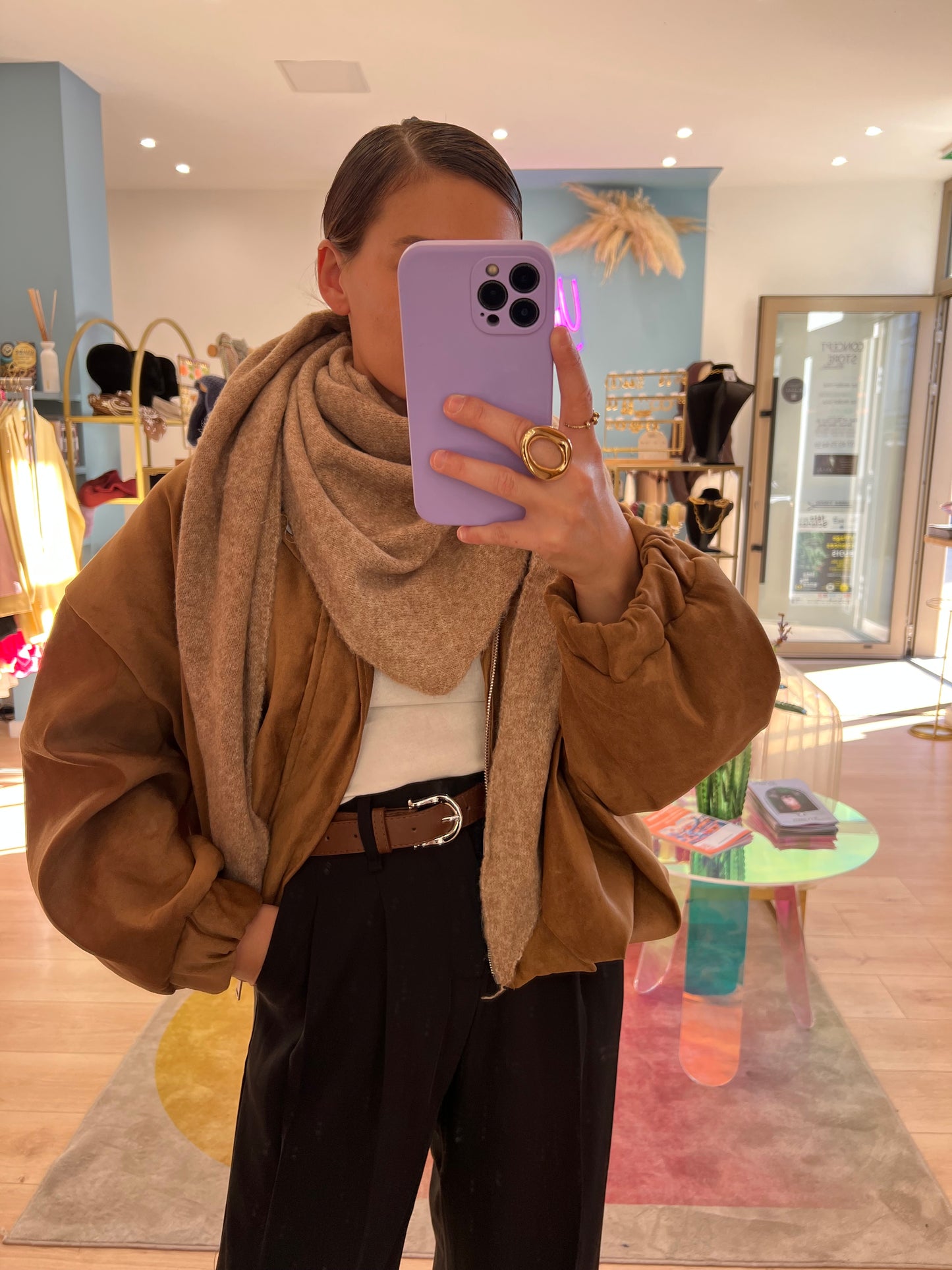 VESTE Ninon Camel