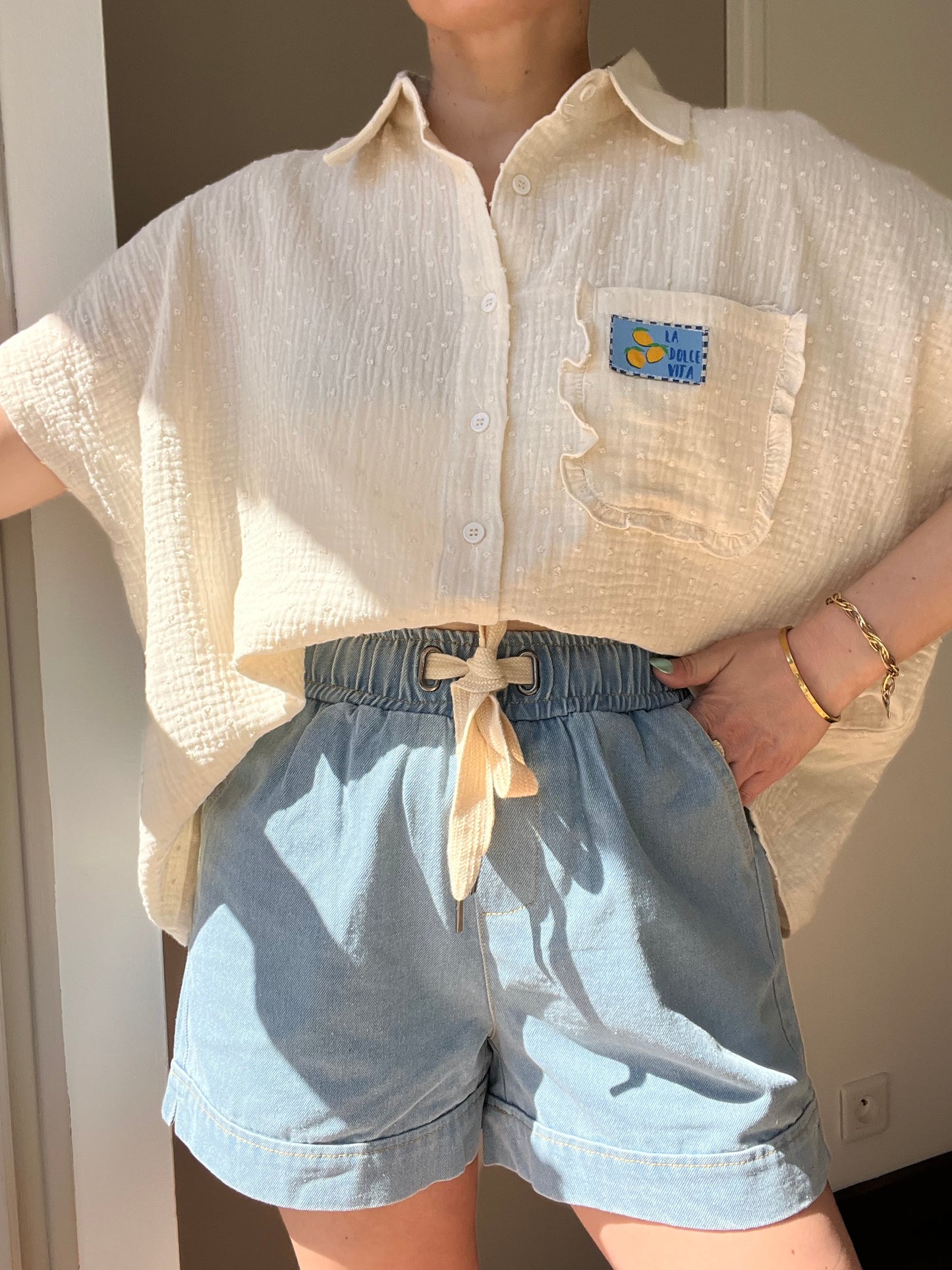 Chemise Gabie écru