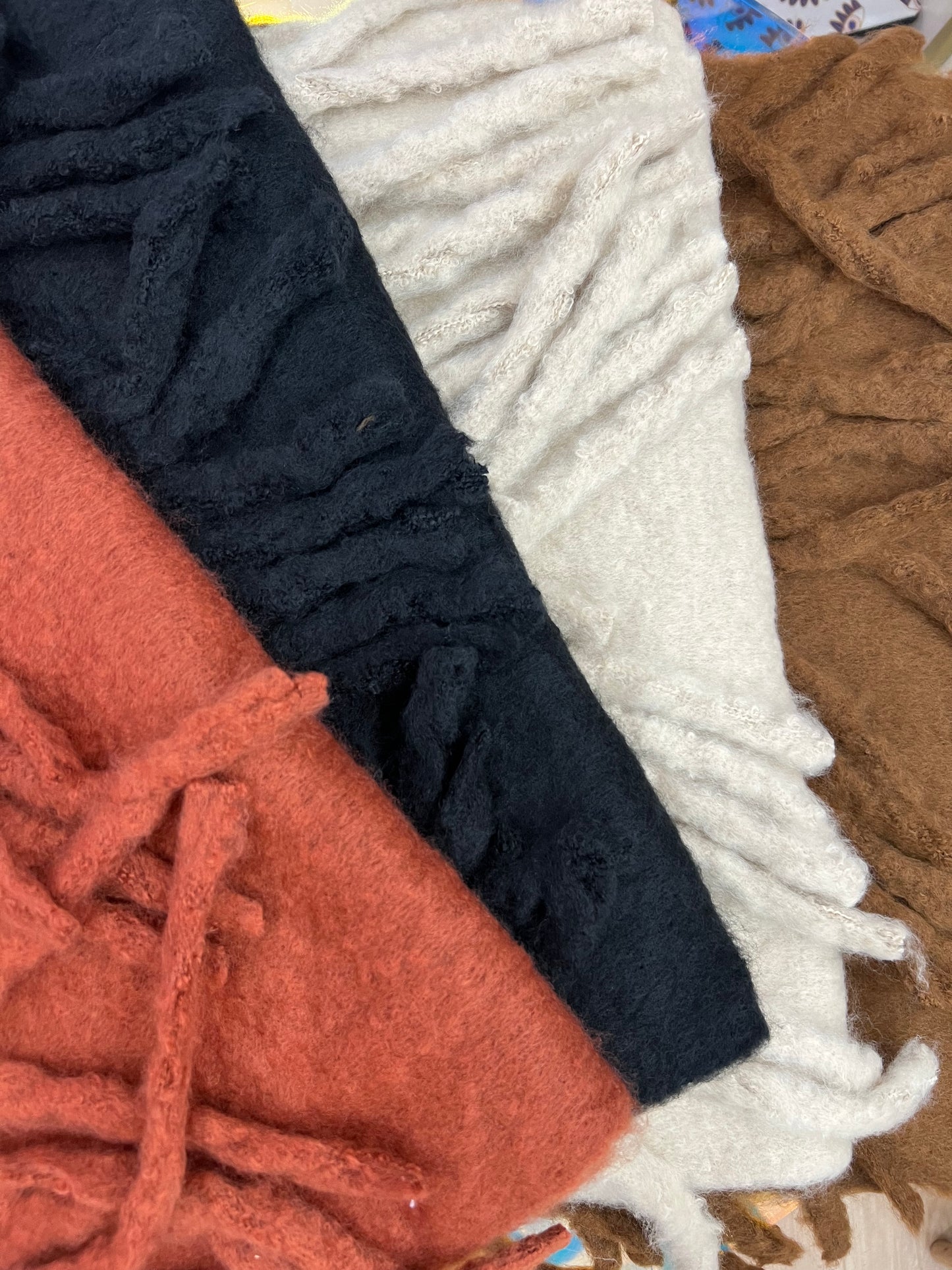Écharpe beige Nannette