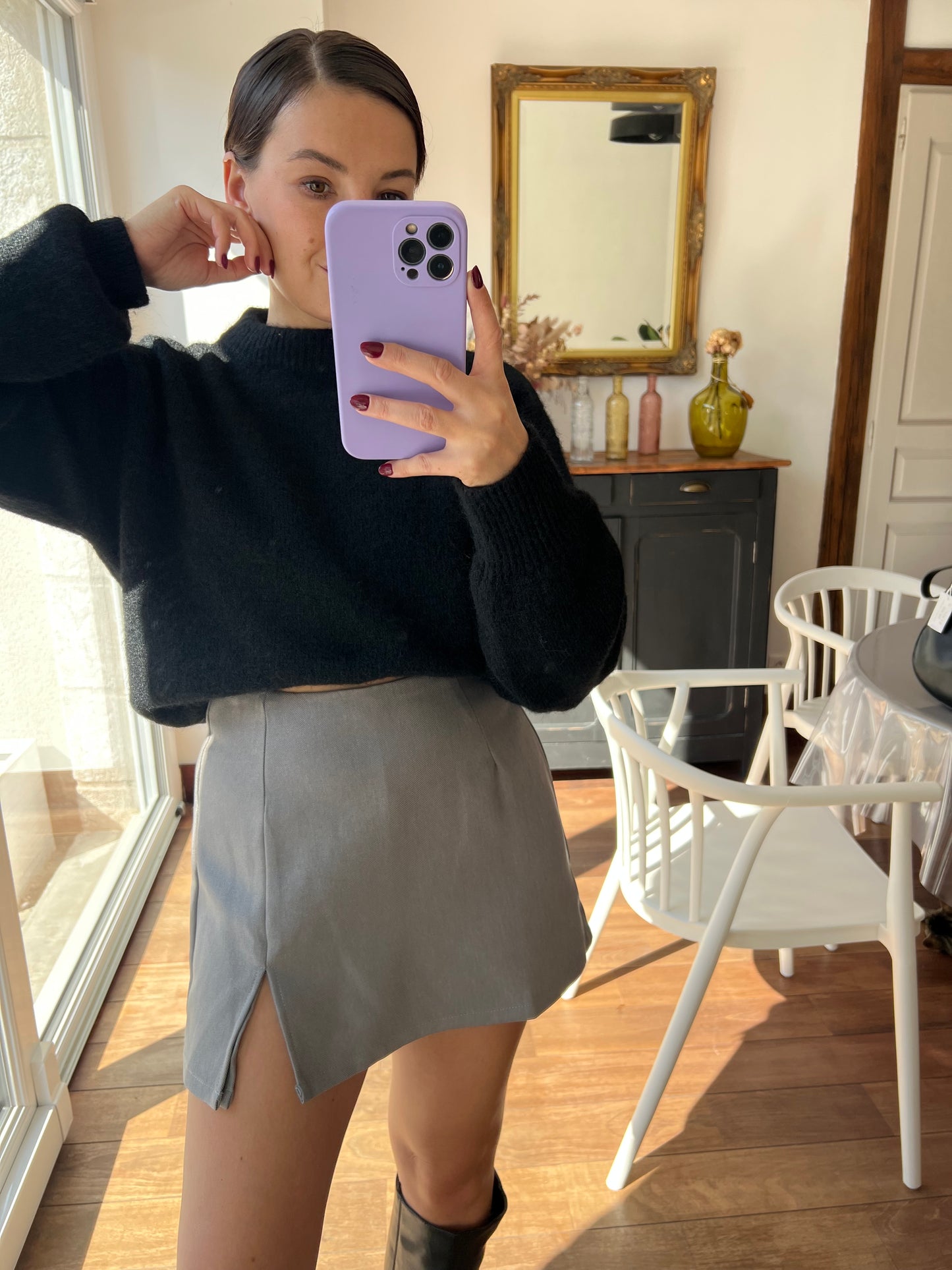 Pull noir Henriette