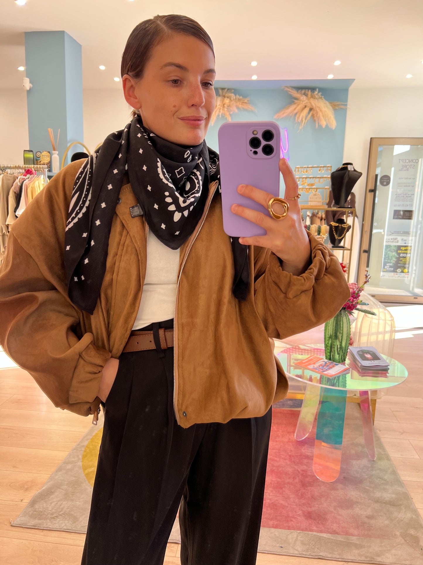 VESTE Ninon Camel