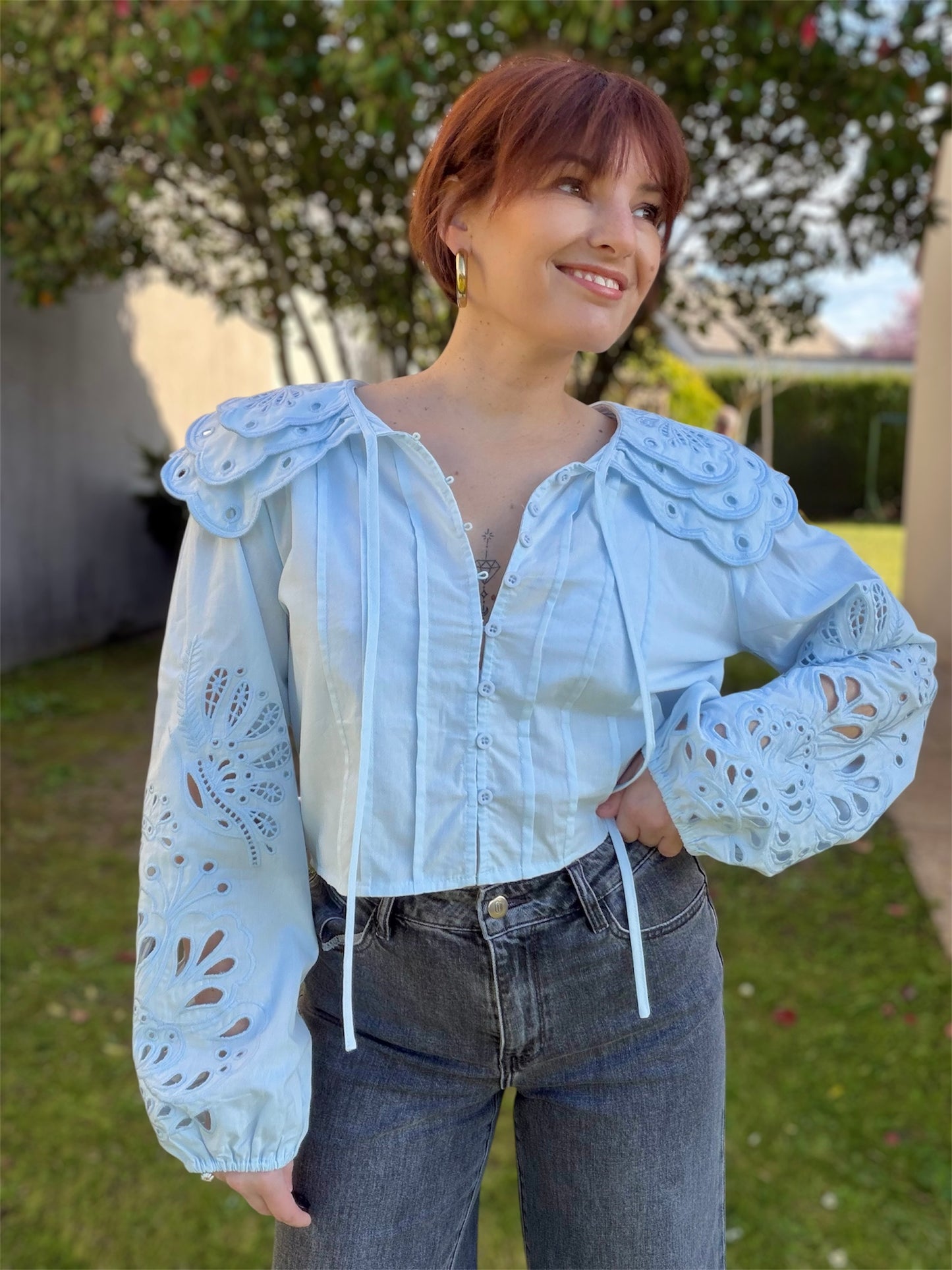 Chemise Adèle Bleu