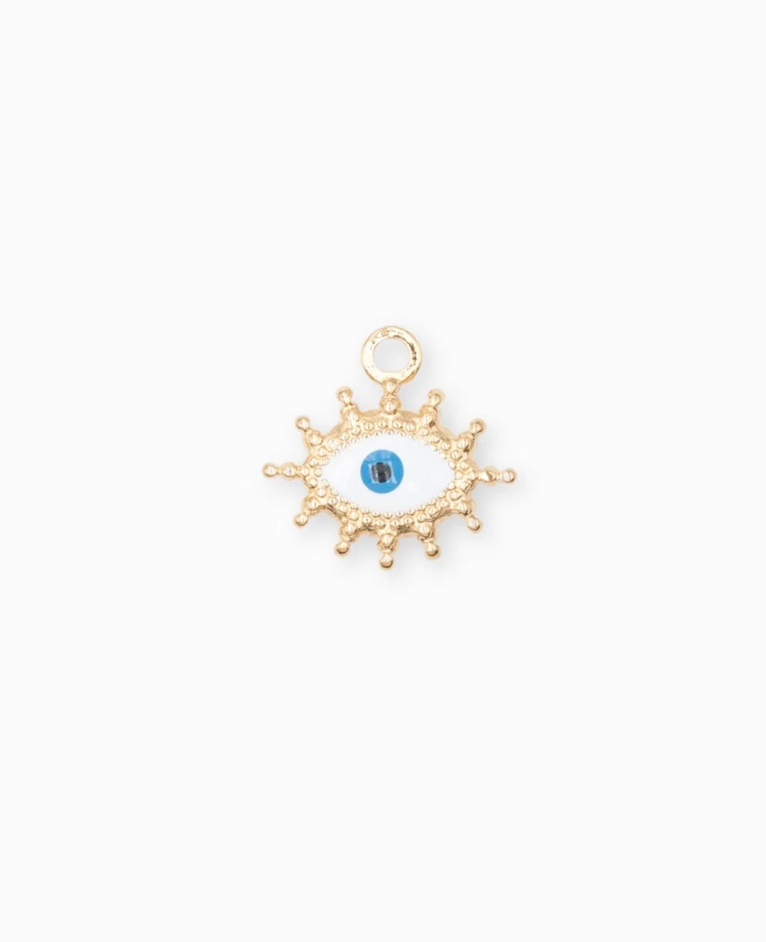 Pendentif oeil bleu 14*18mm