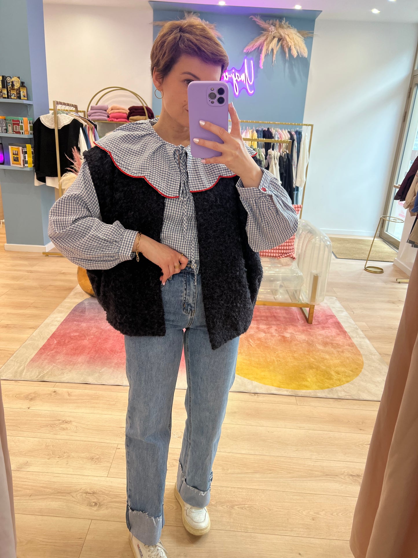 JEANS MADDIE BLEU