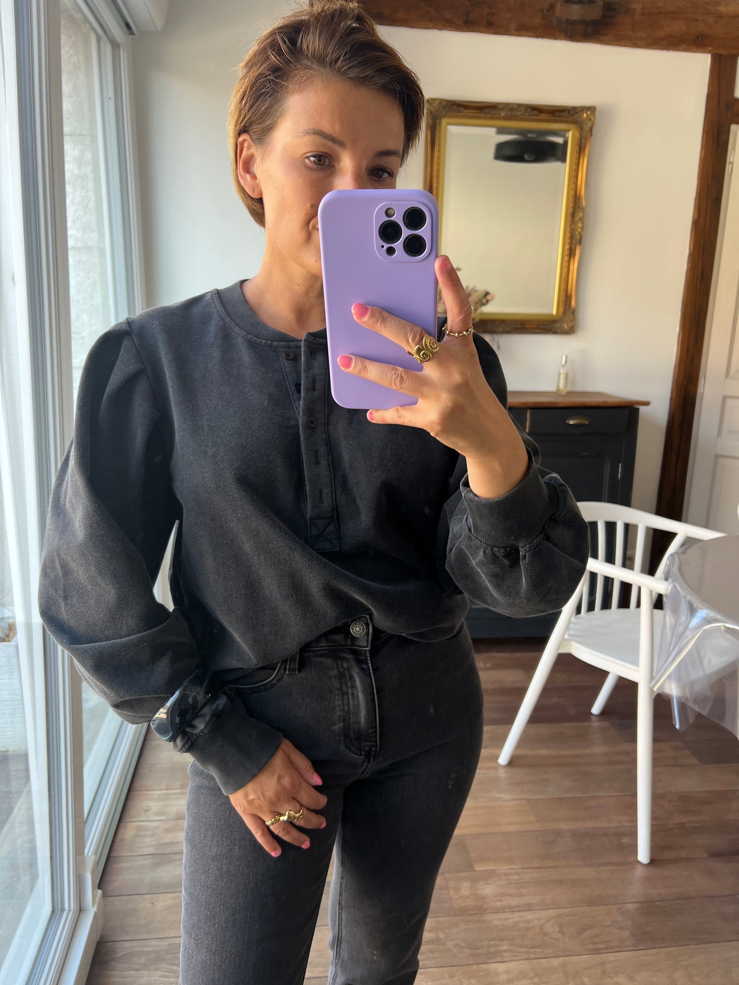 Sweat Jacquot noir