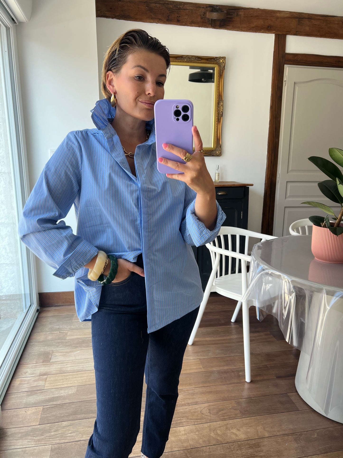 Chemise Garance bleu