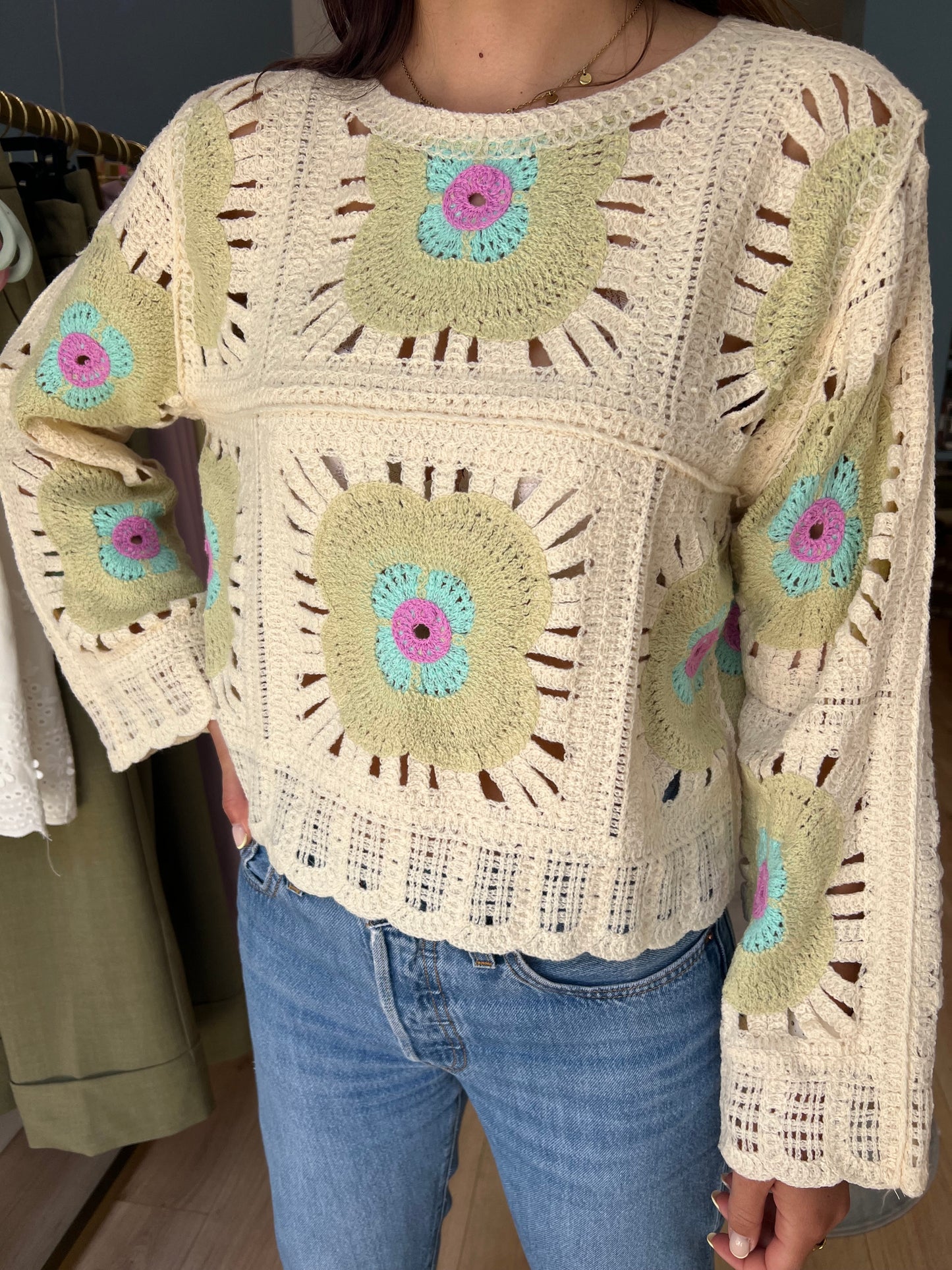 Pull Brigitta kaki
