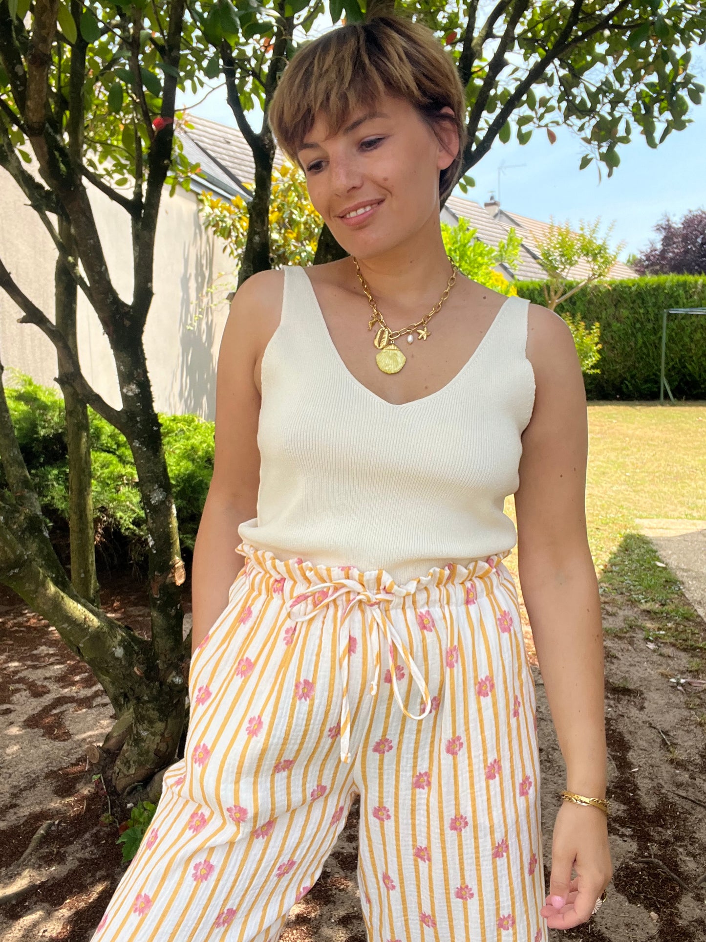 Top Ysé beige