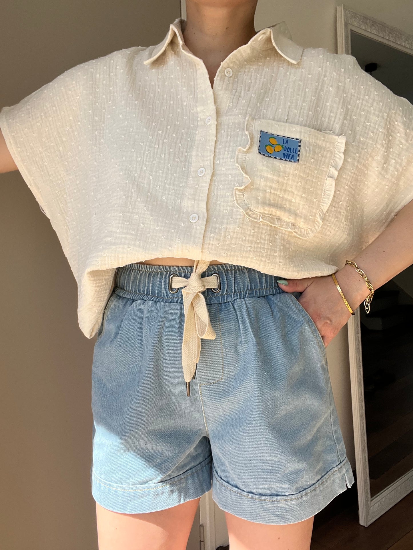 Chemise Gabie écru