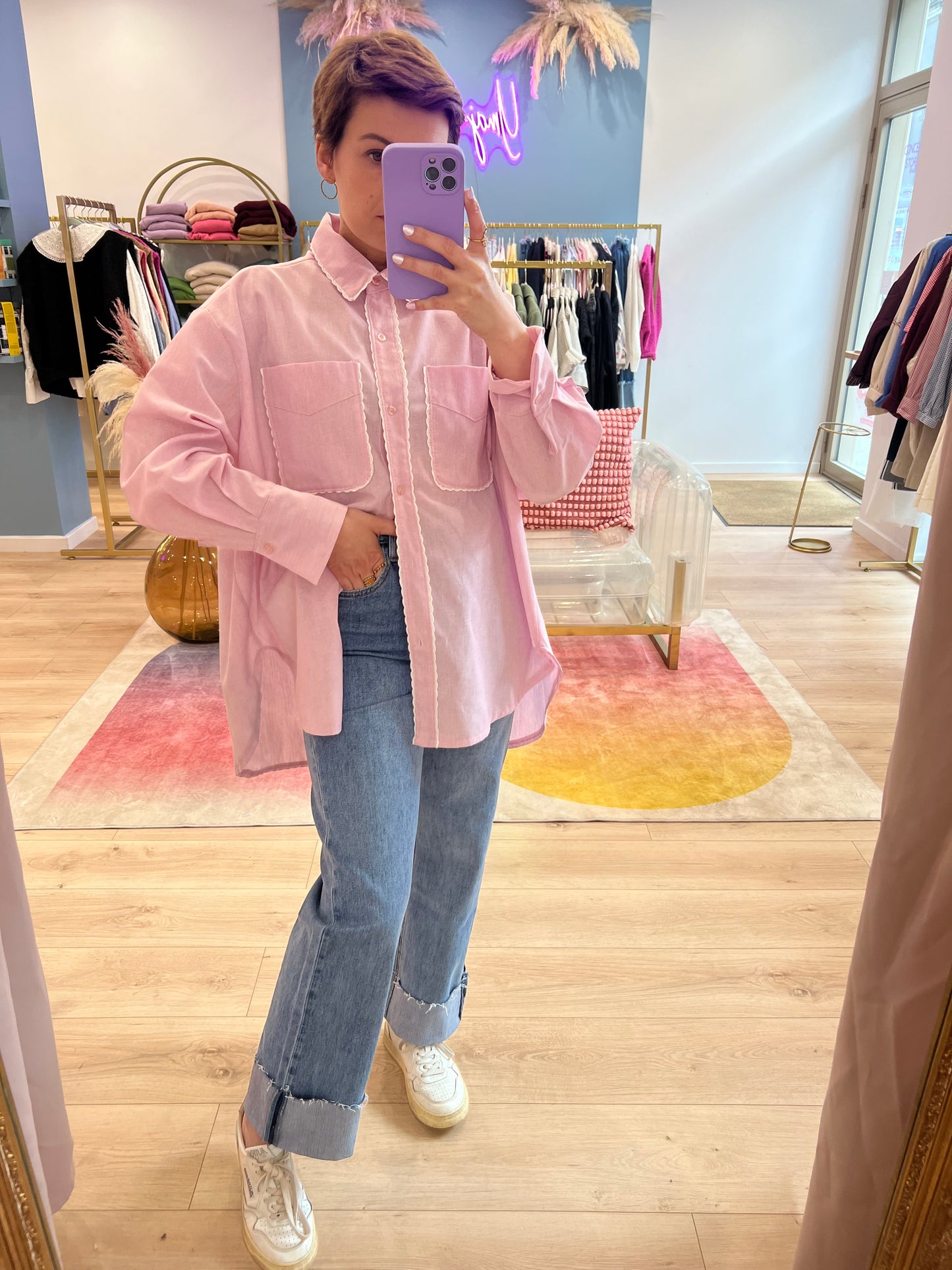 JEANS MADDIE BLEU