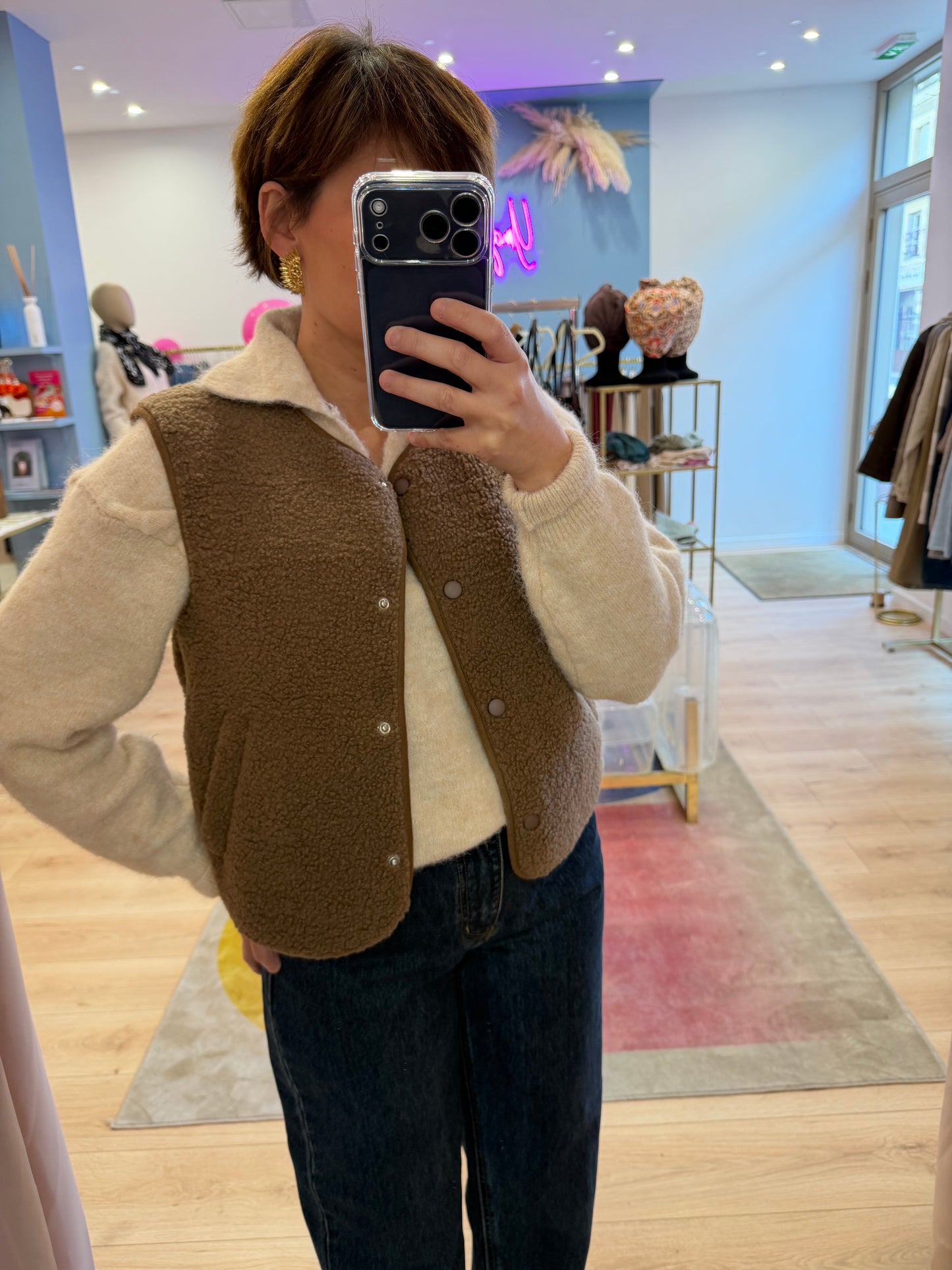 GILET JACOB CHOCO