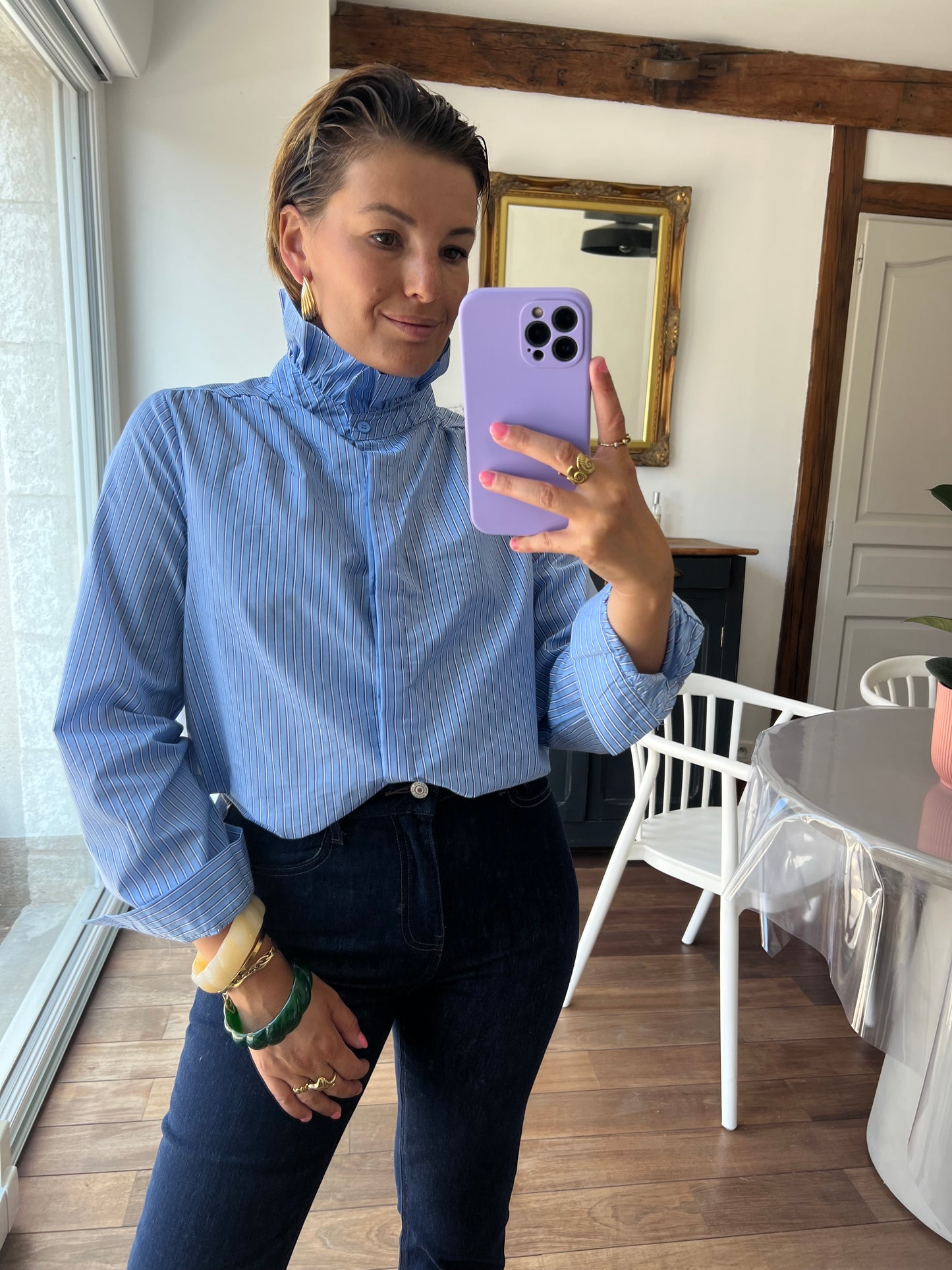 Chemise Garance bleu