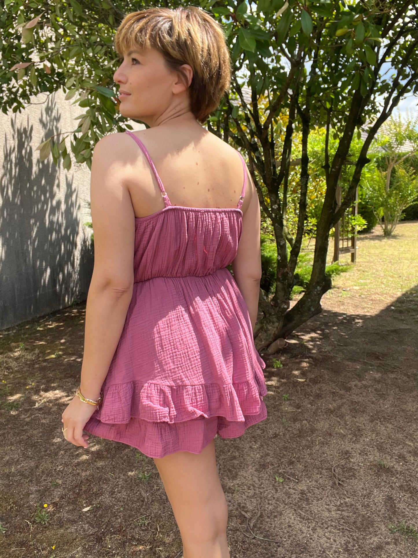 Combinaison Lena rose