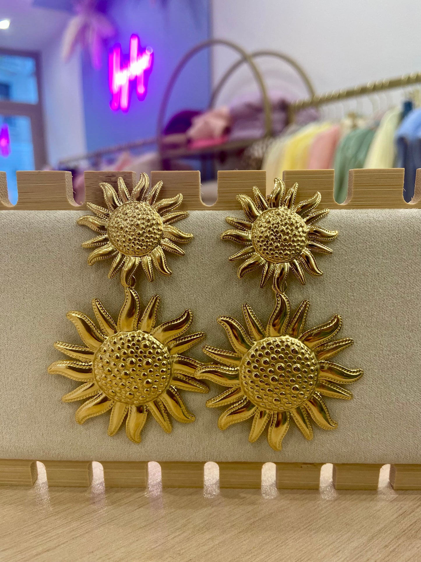 Boucles d’oreilles Sol