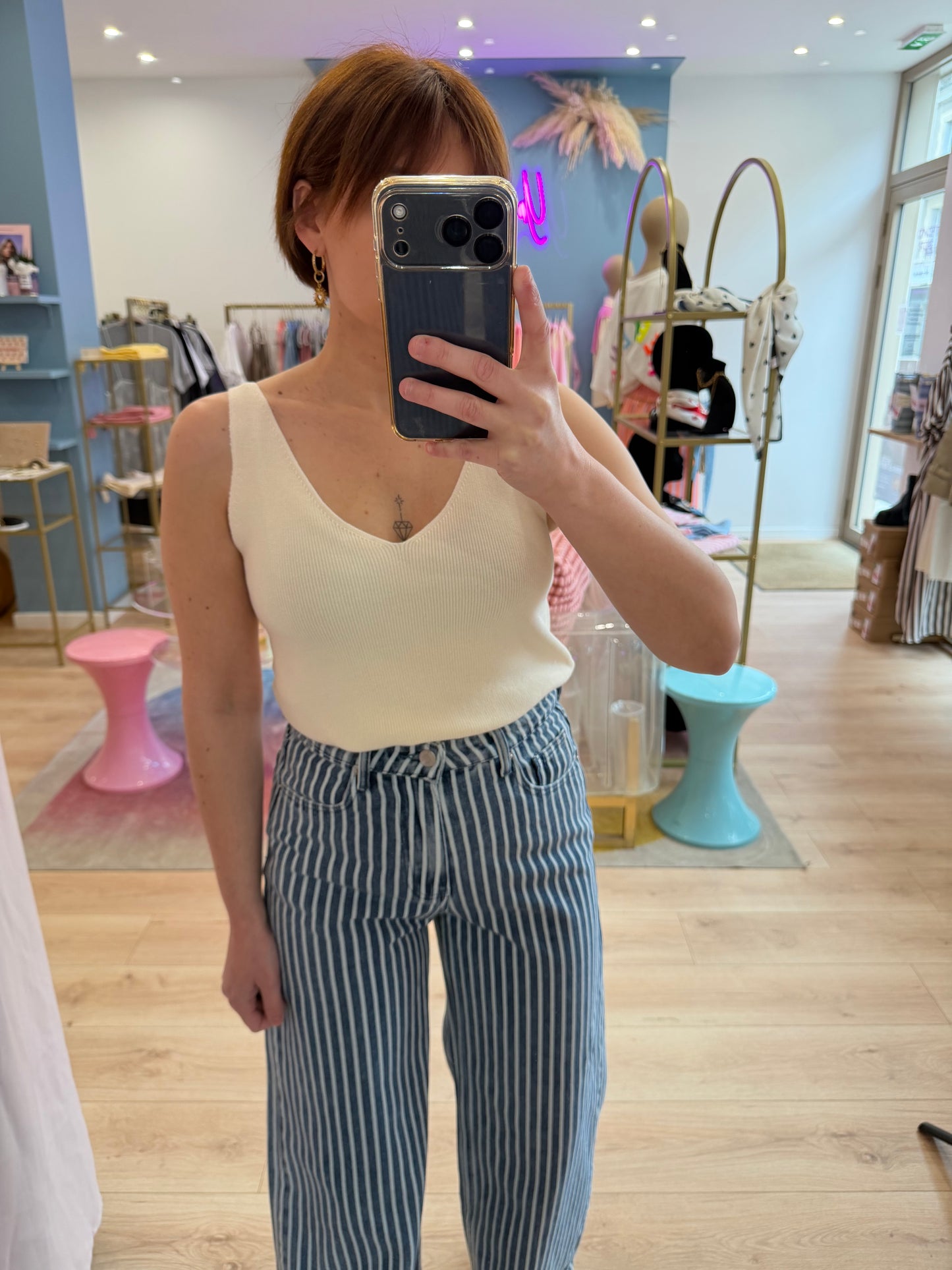 Top Yse beige