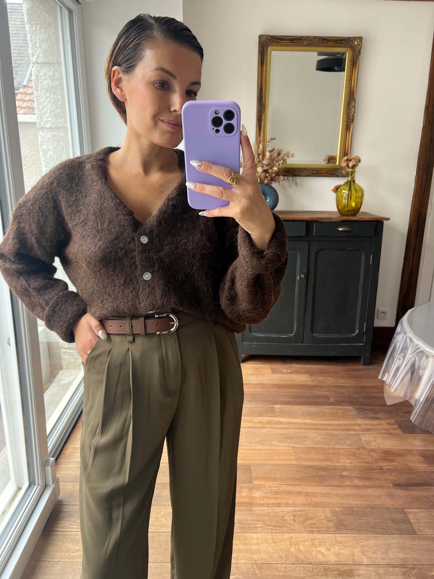 Gilet Charlie Marron