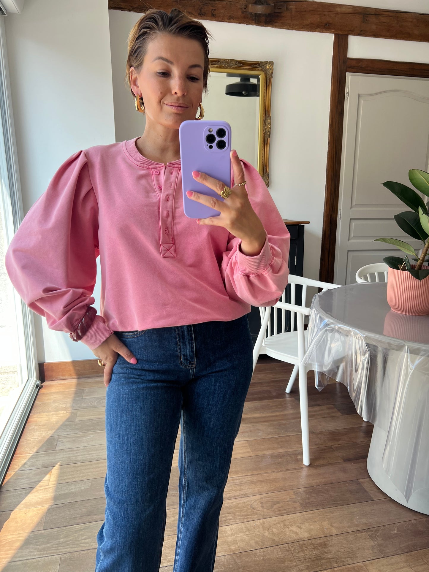 Sweat Jacquot rose