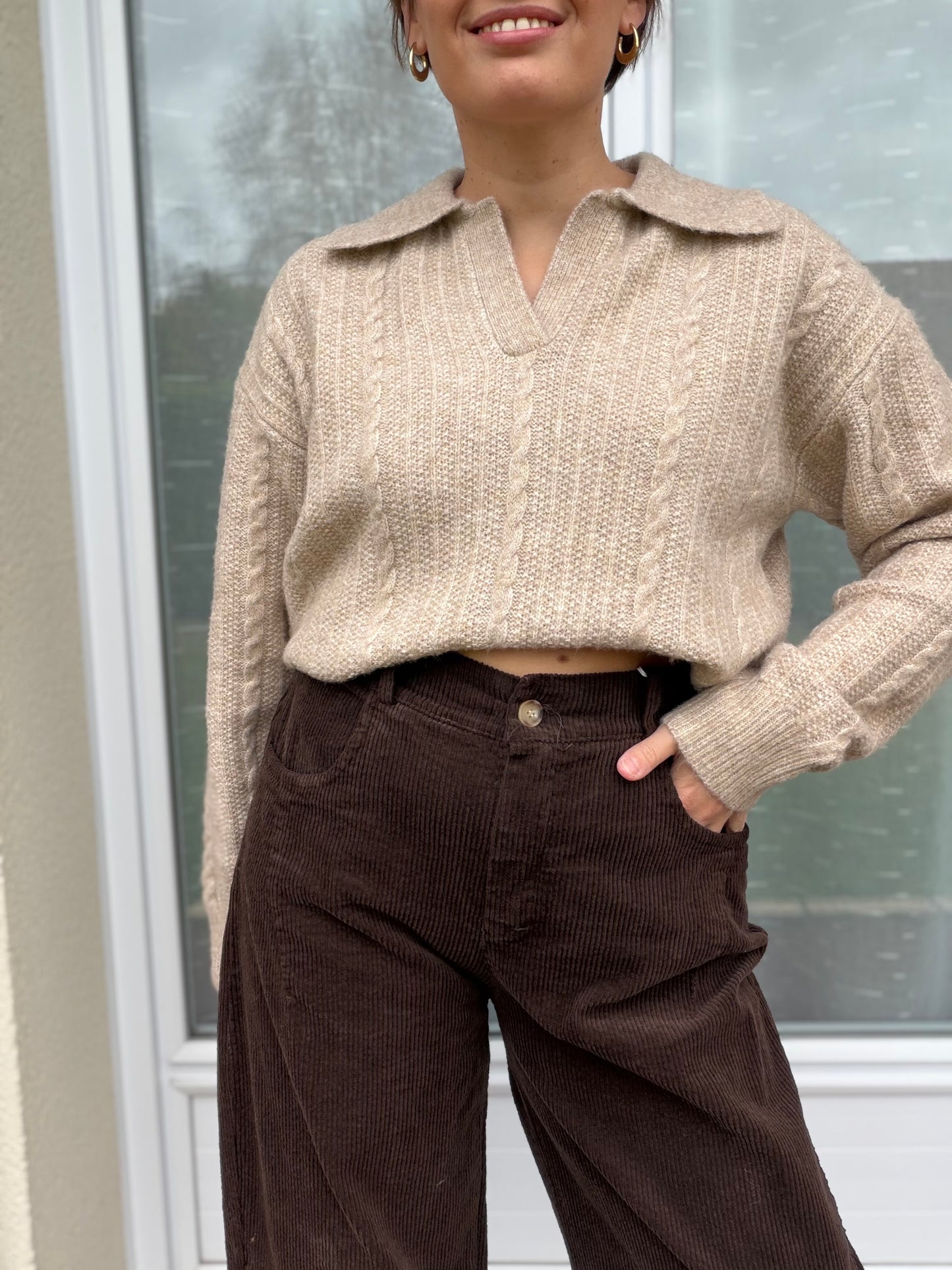 Pantalon BRUNE marron