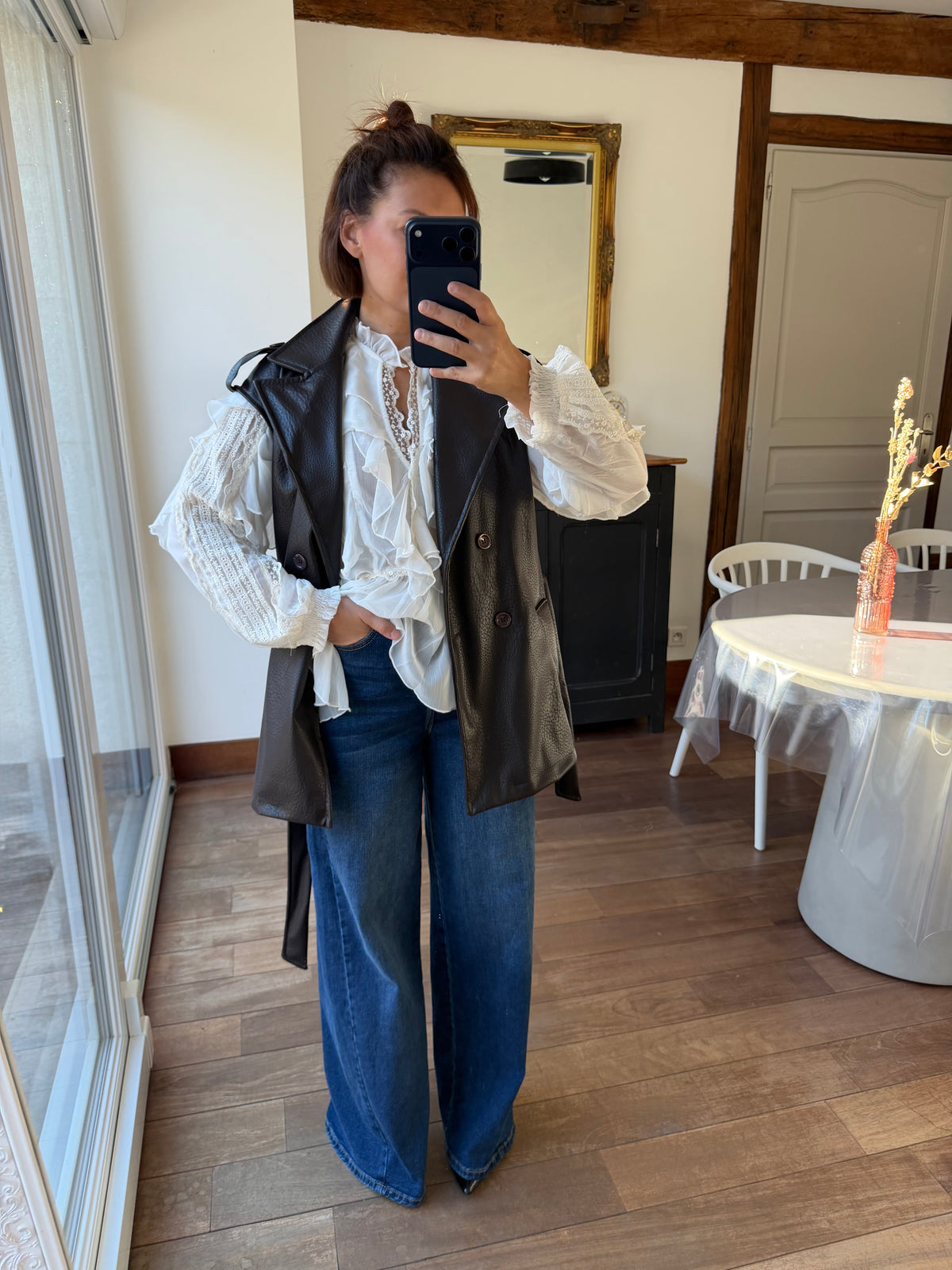 Veste Harper marron