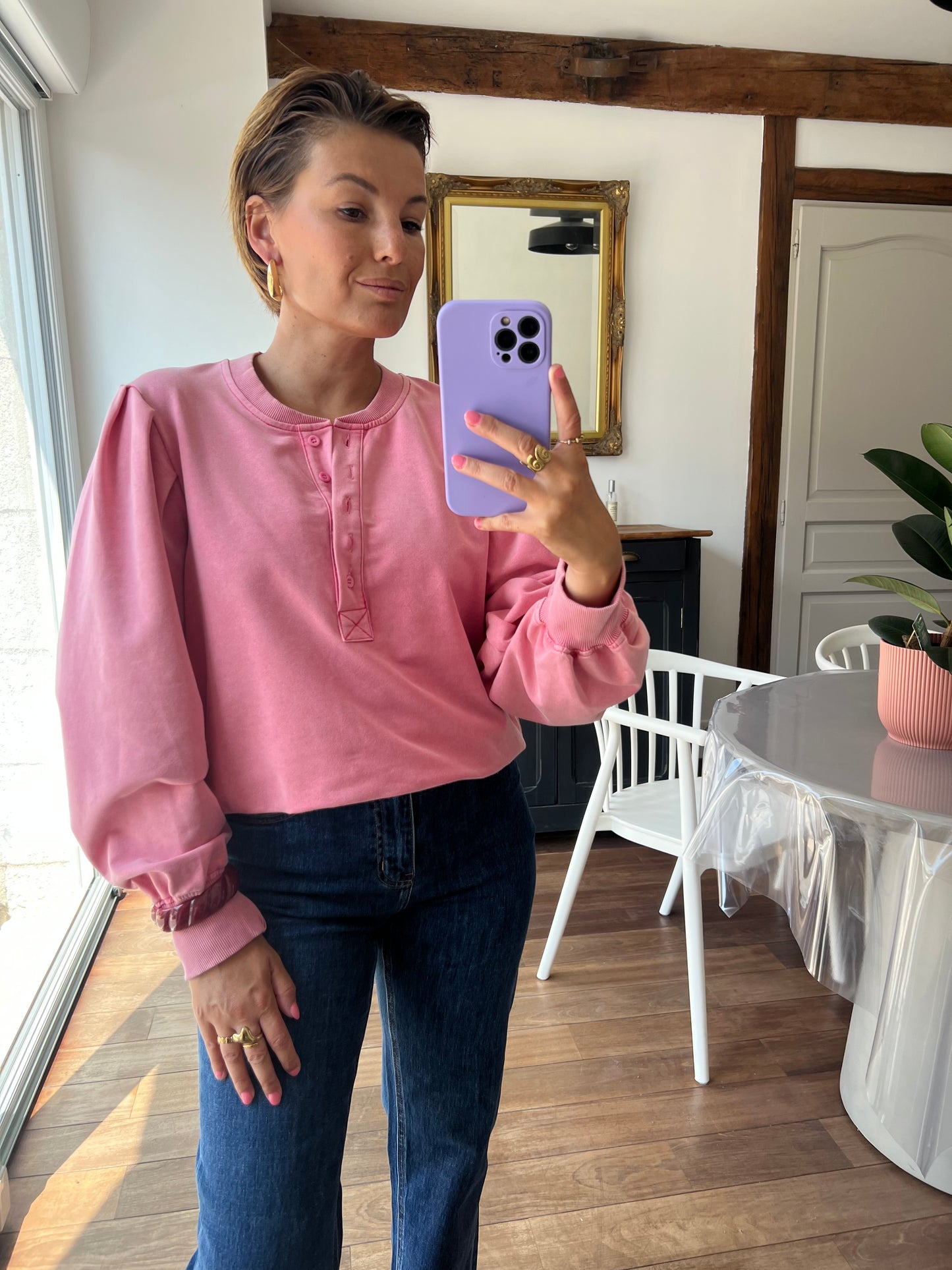 Sweat Jacquot rose