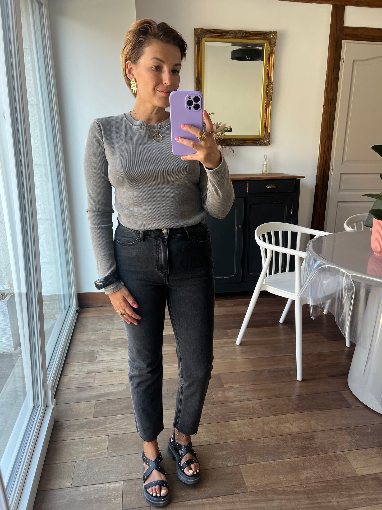 JEANS MARYLINE GRIS