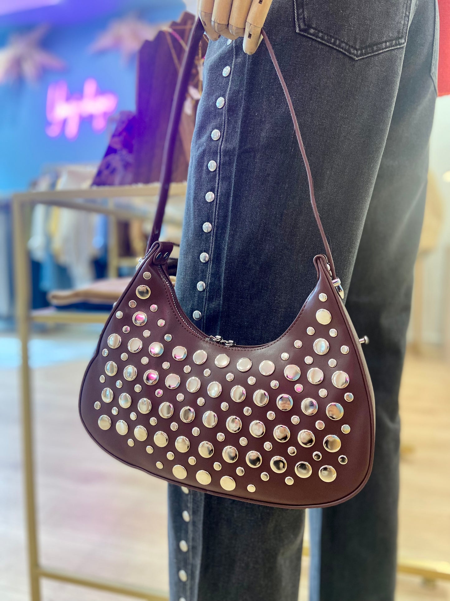 Sac Babette bordeaux