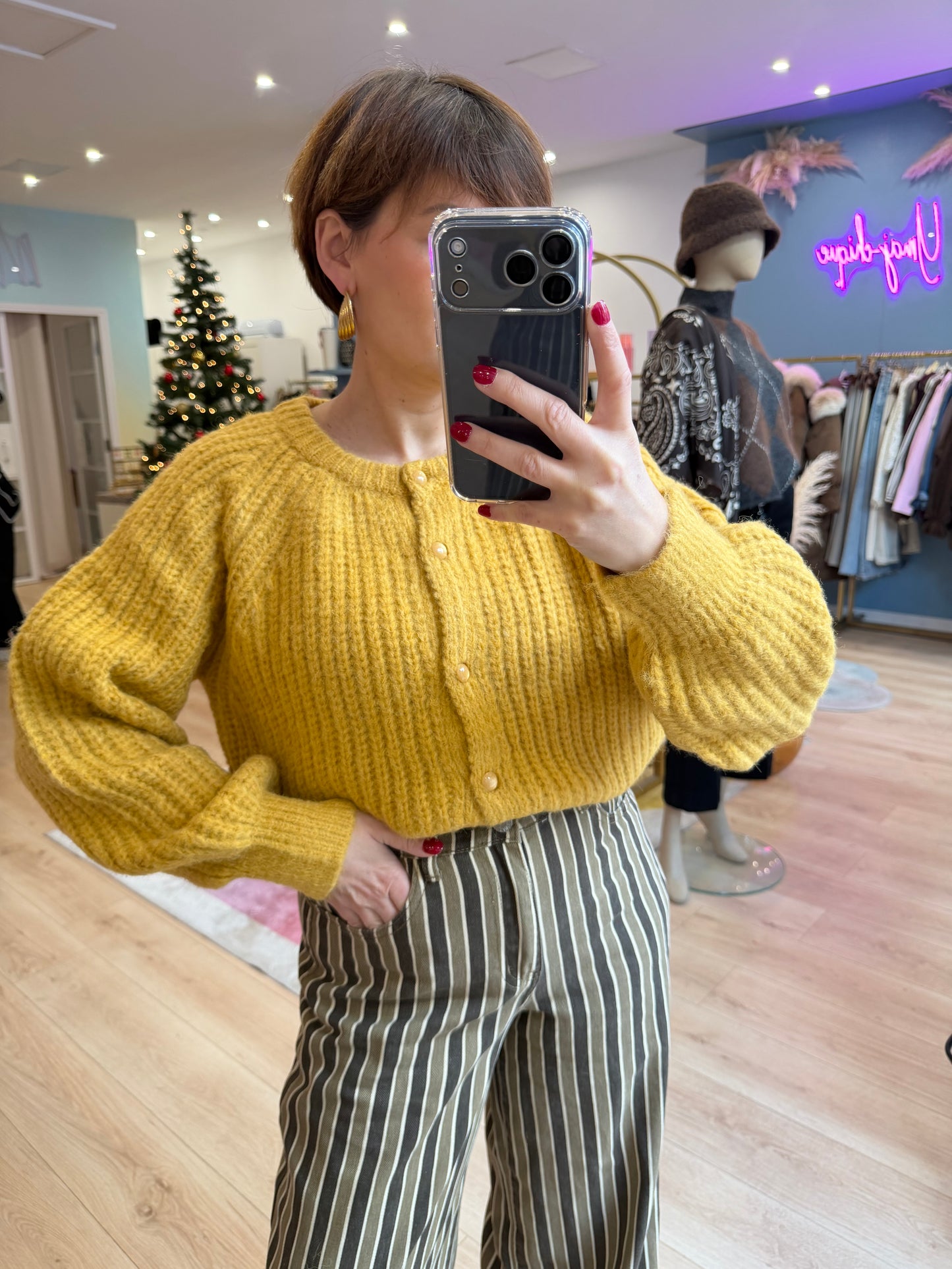 Gilet joy ocre