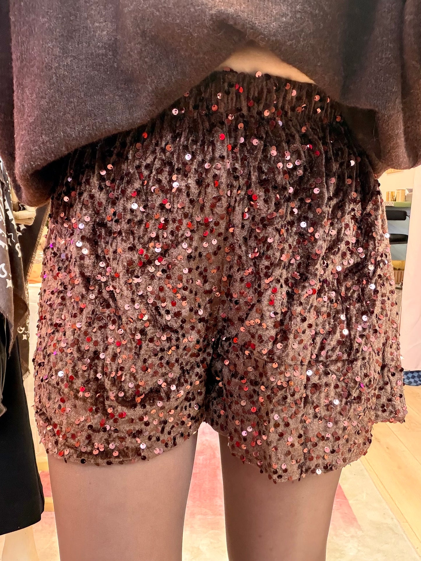 Short Lunna marron