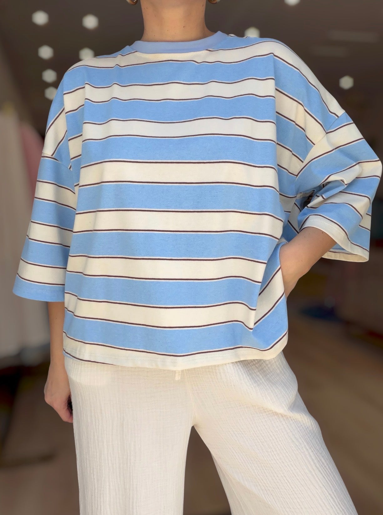 T-shirt Marcella Bleu