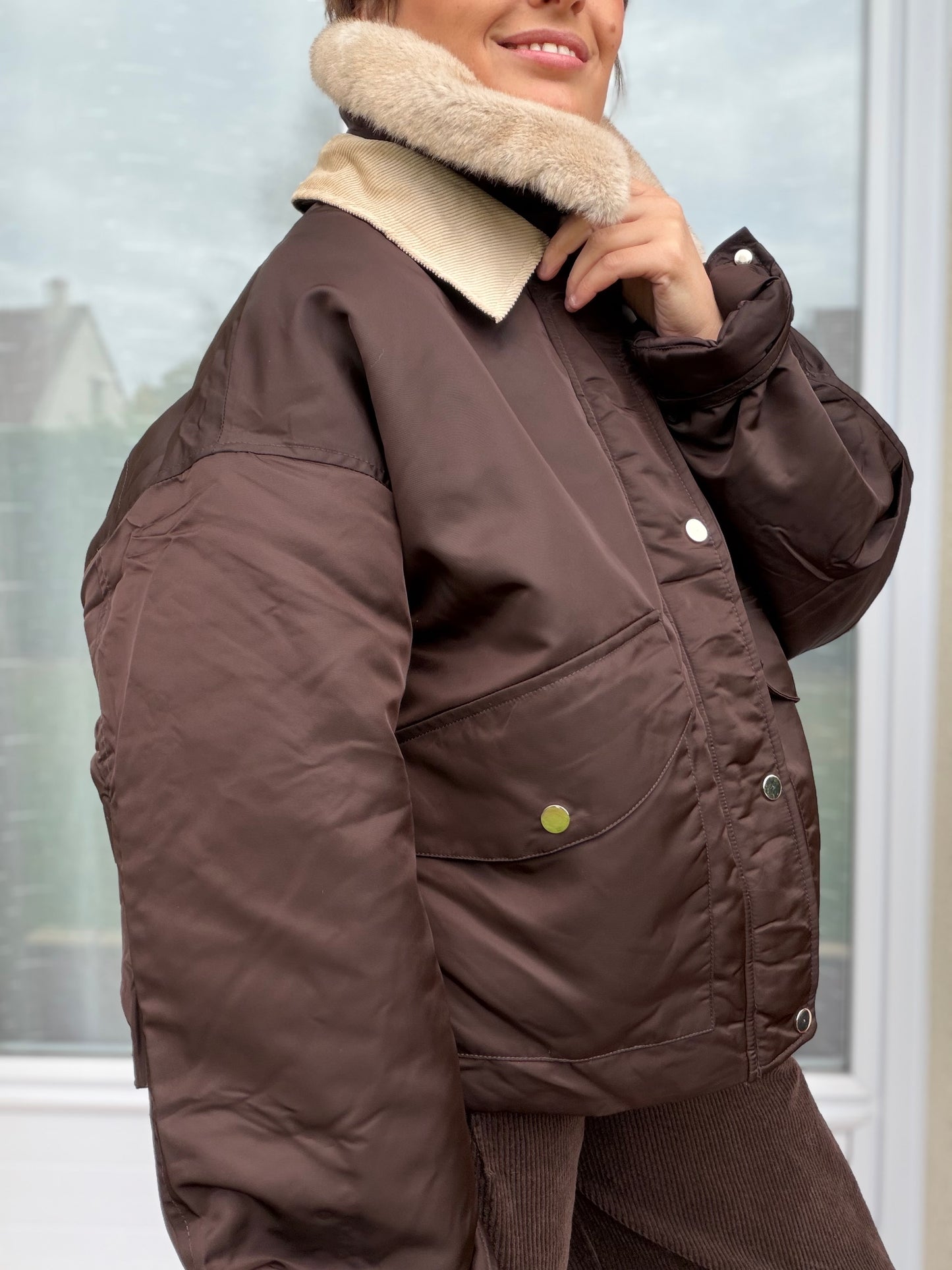 Manteau Nova chocolat