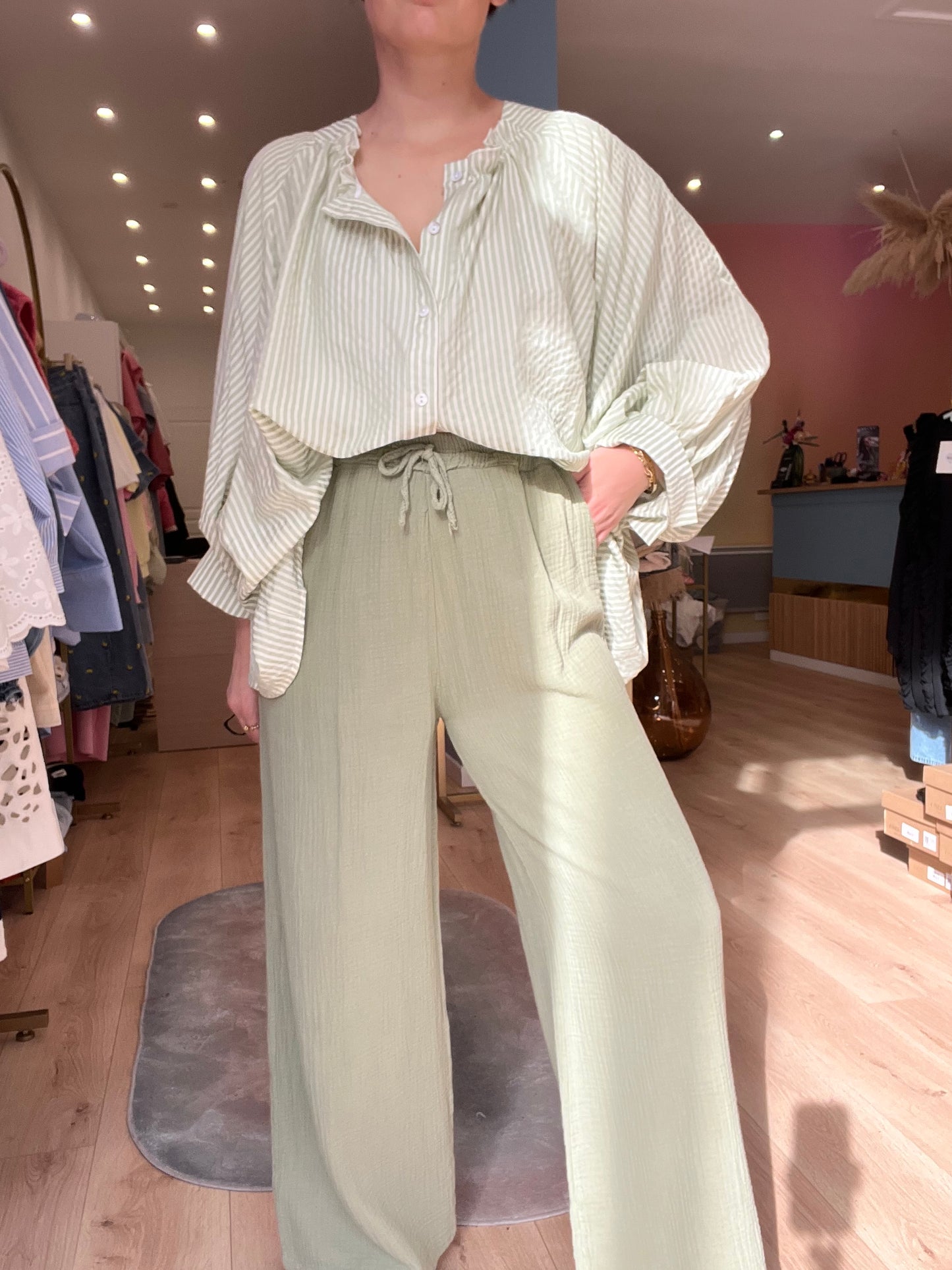 Pantalon Lys kaki