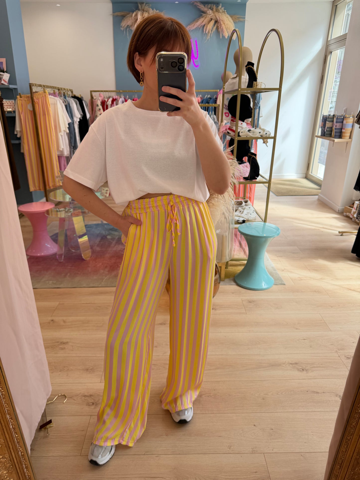 Pantalon Andy Jaune fluo